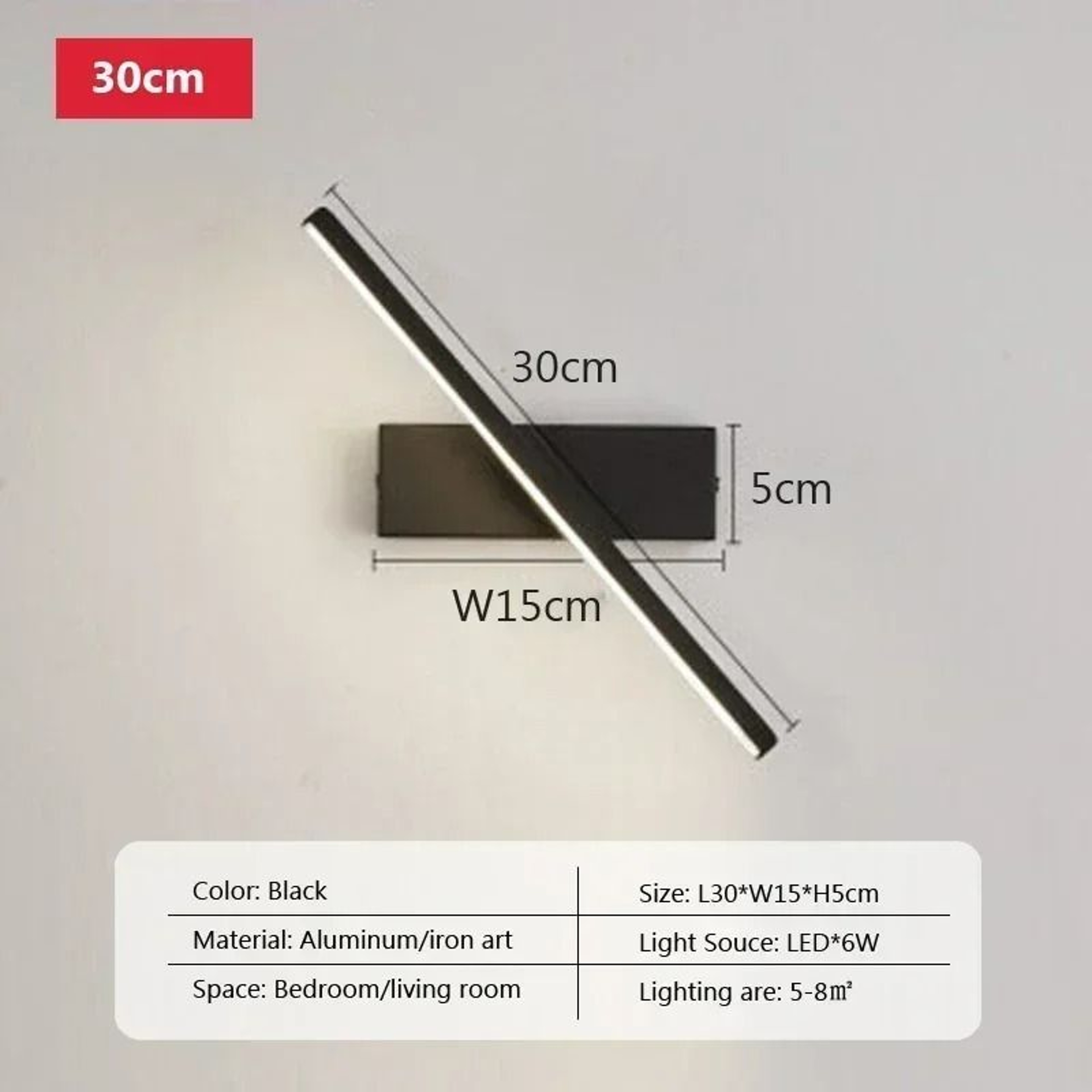 Modern Retractable LED Bathroom Mirror Vanity Wall Sconce 6