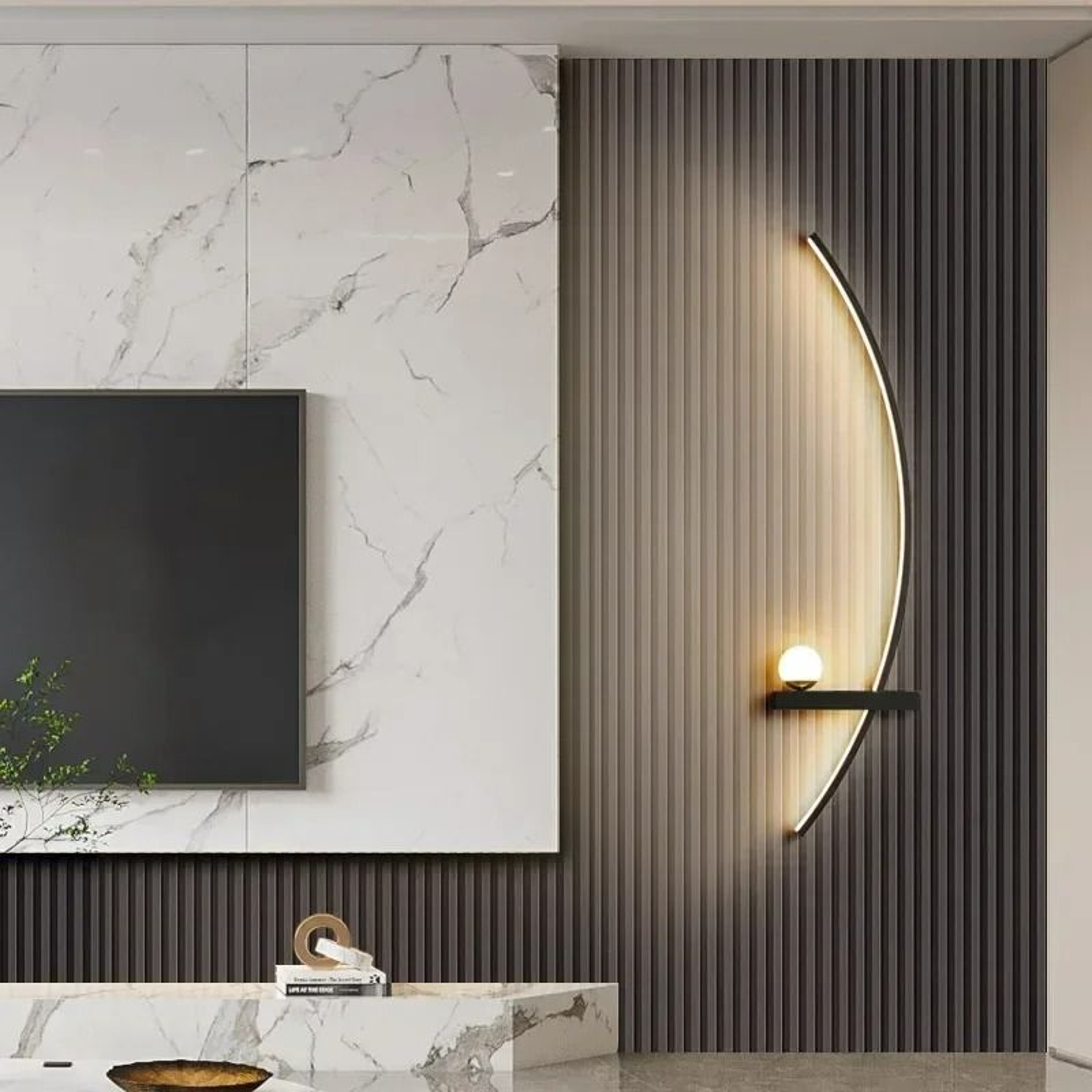 Nordic Striped LED Wall Sconce 2