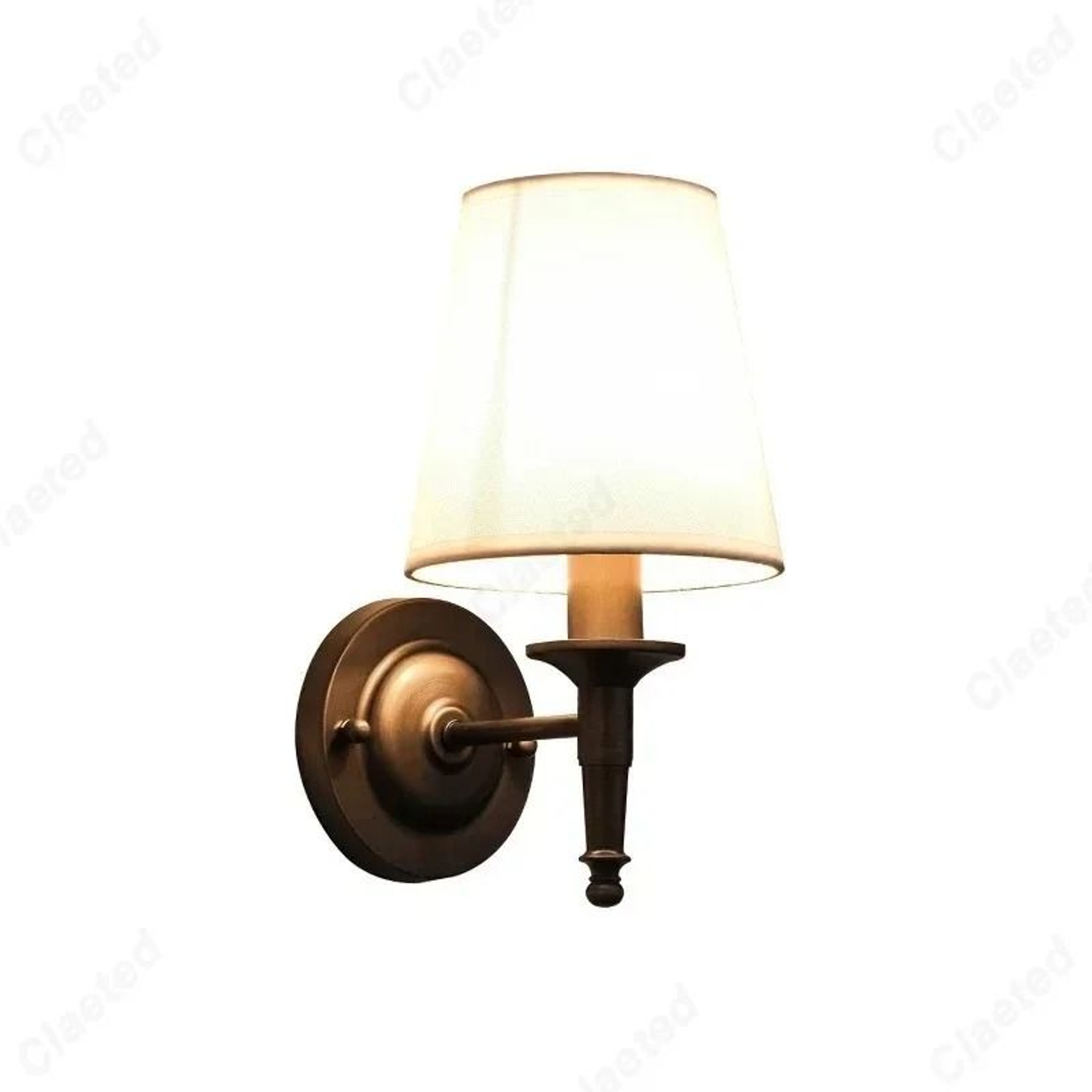 Creative European Fabric Lampshade Wall Sconce 5