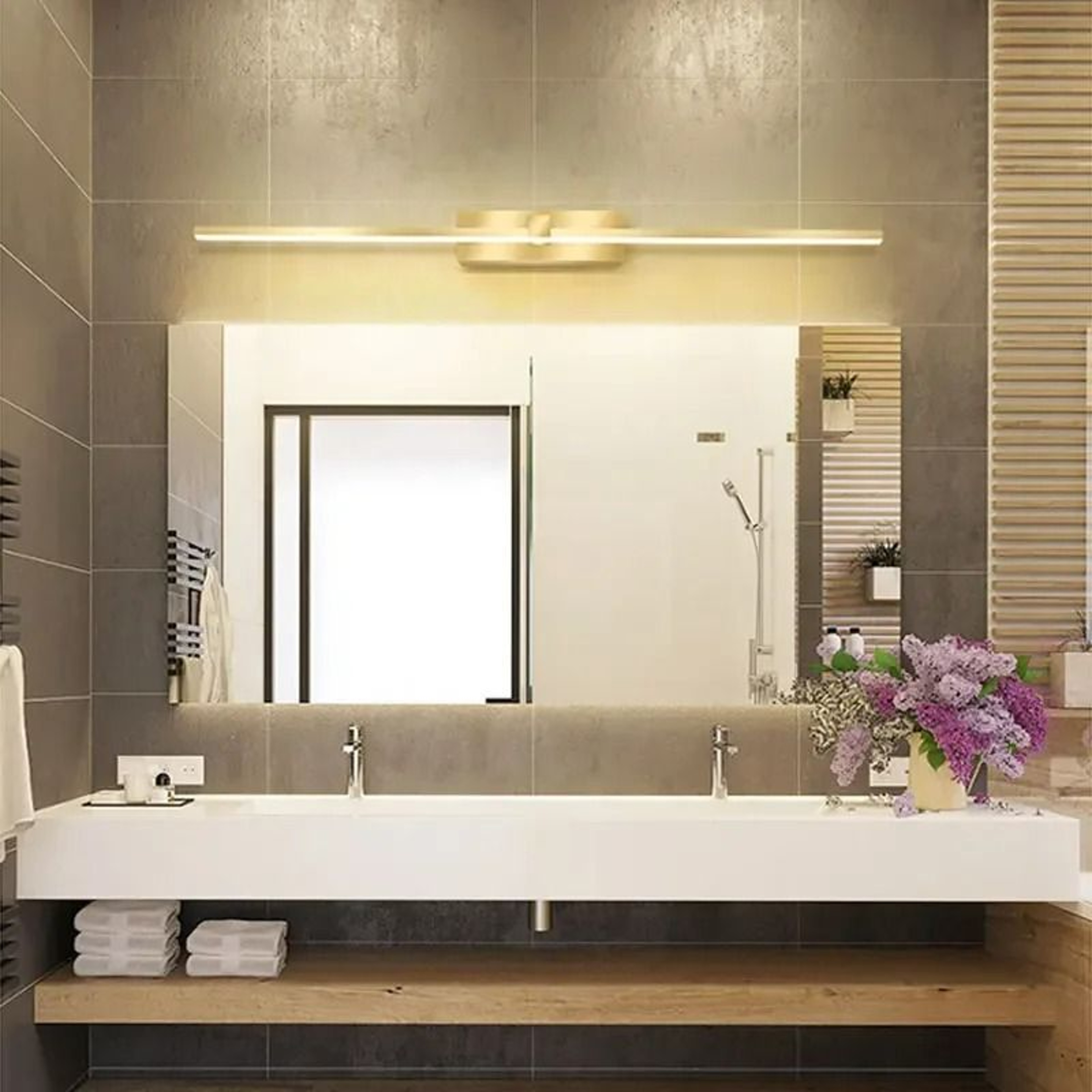 Modern LED Bathroom Mirror Line Wall Sconce 1