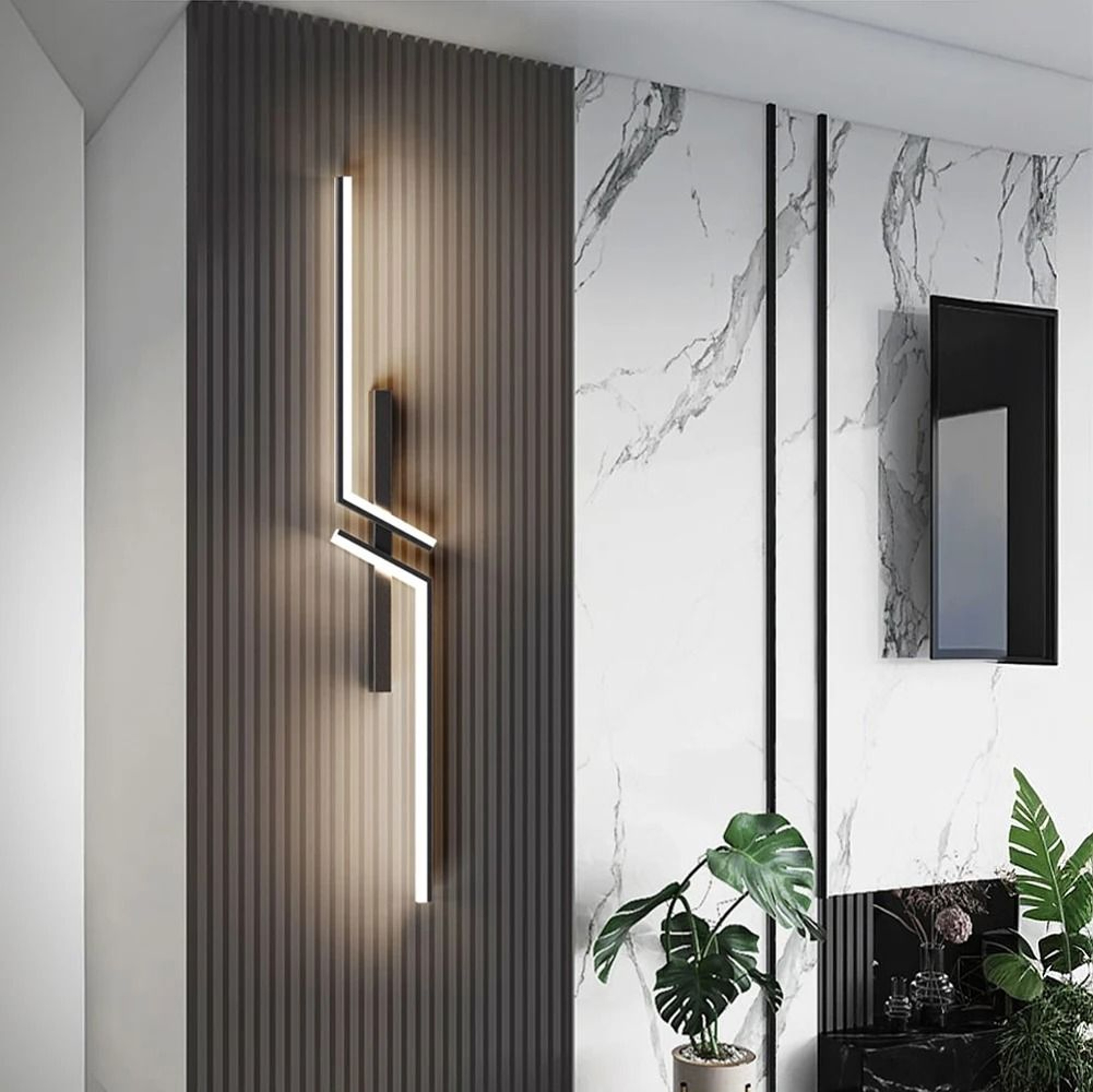 Modern Minimalist Linear LED Wall Sconce 0