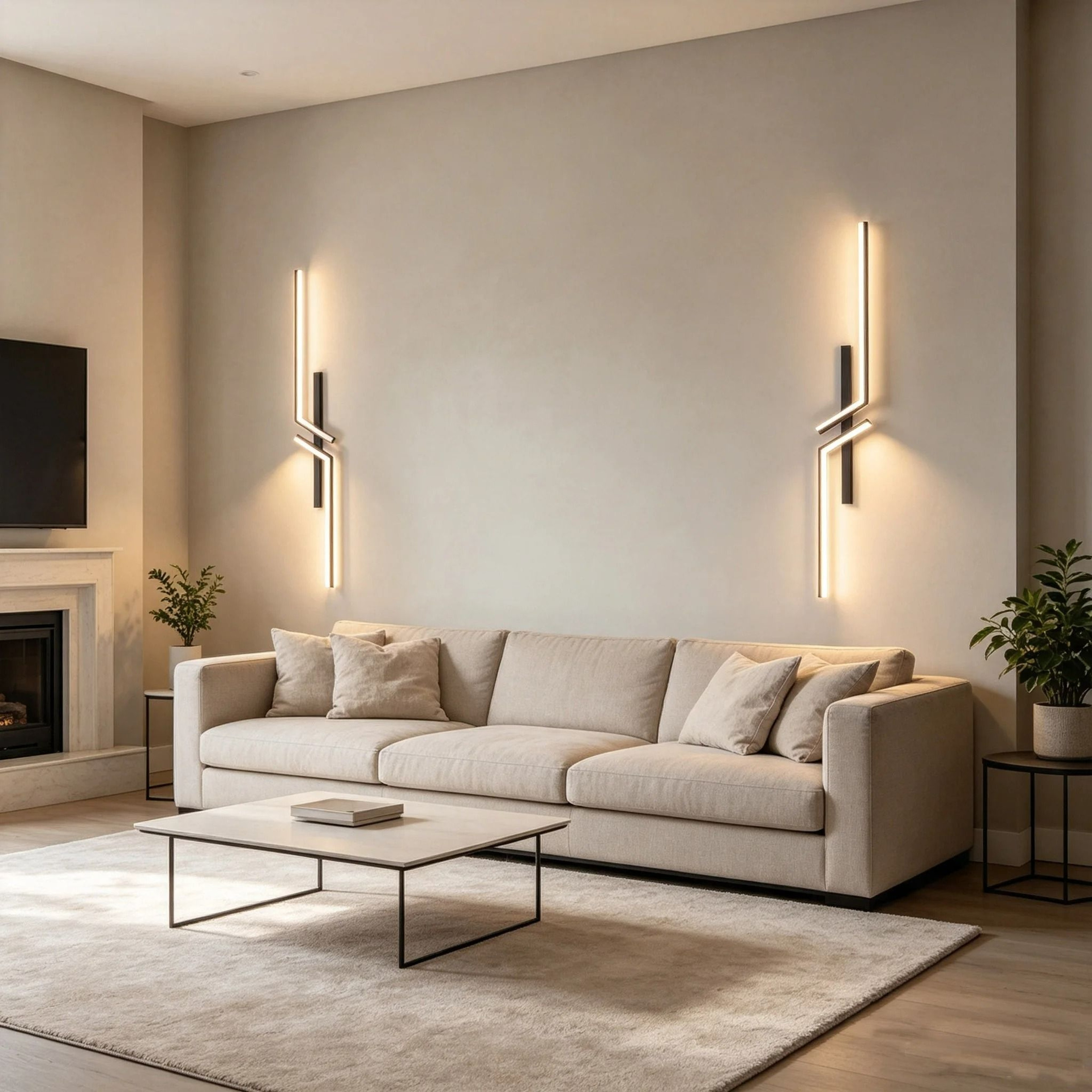 Modern Minimalist Linear LED Wall Sconce 3
