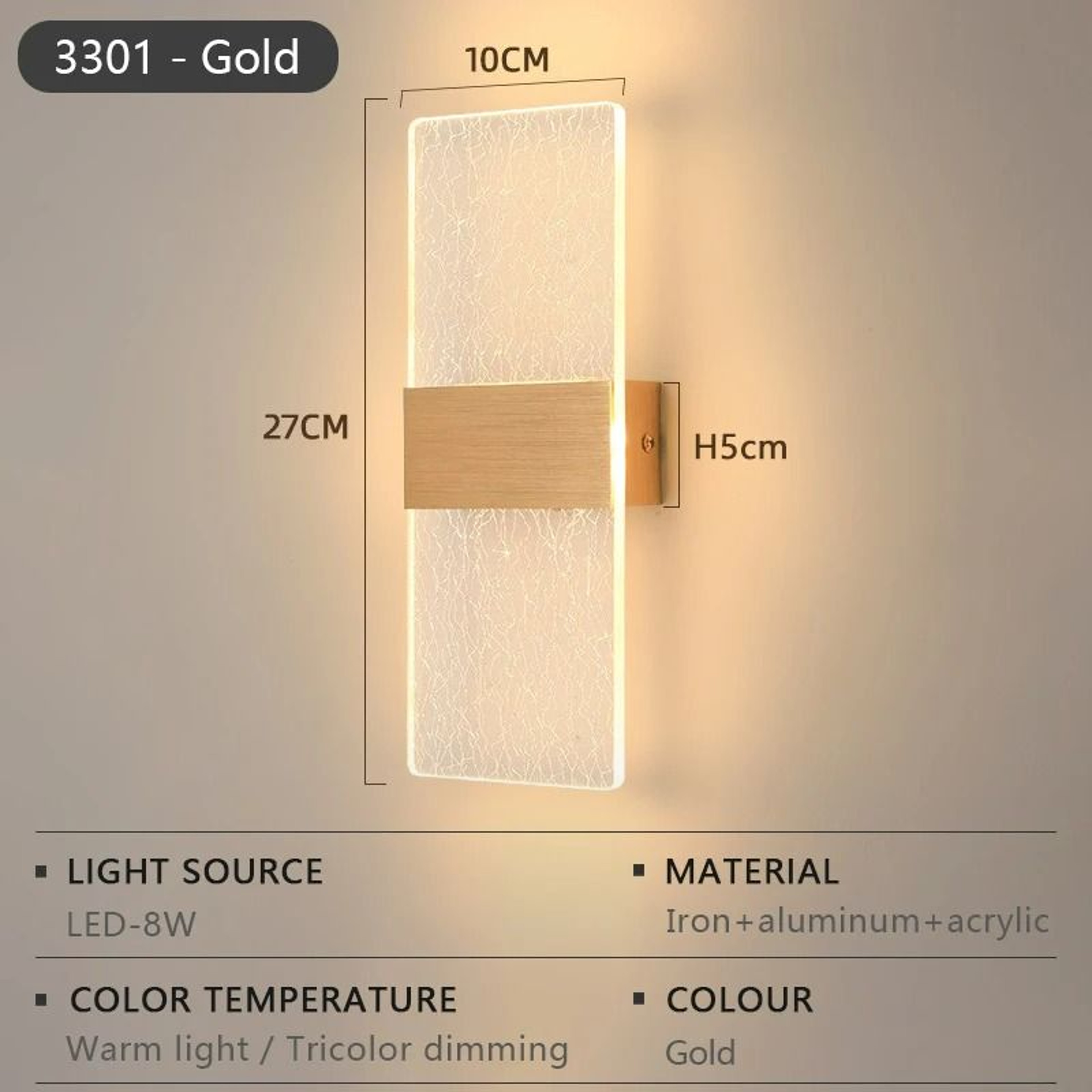 Modern Minimalist Architectural LED Wall Sconce 9