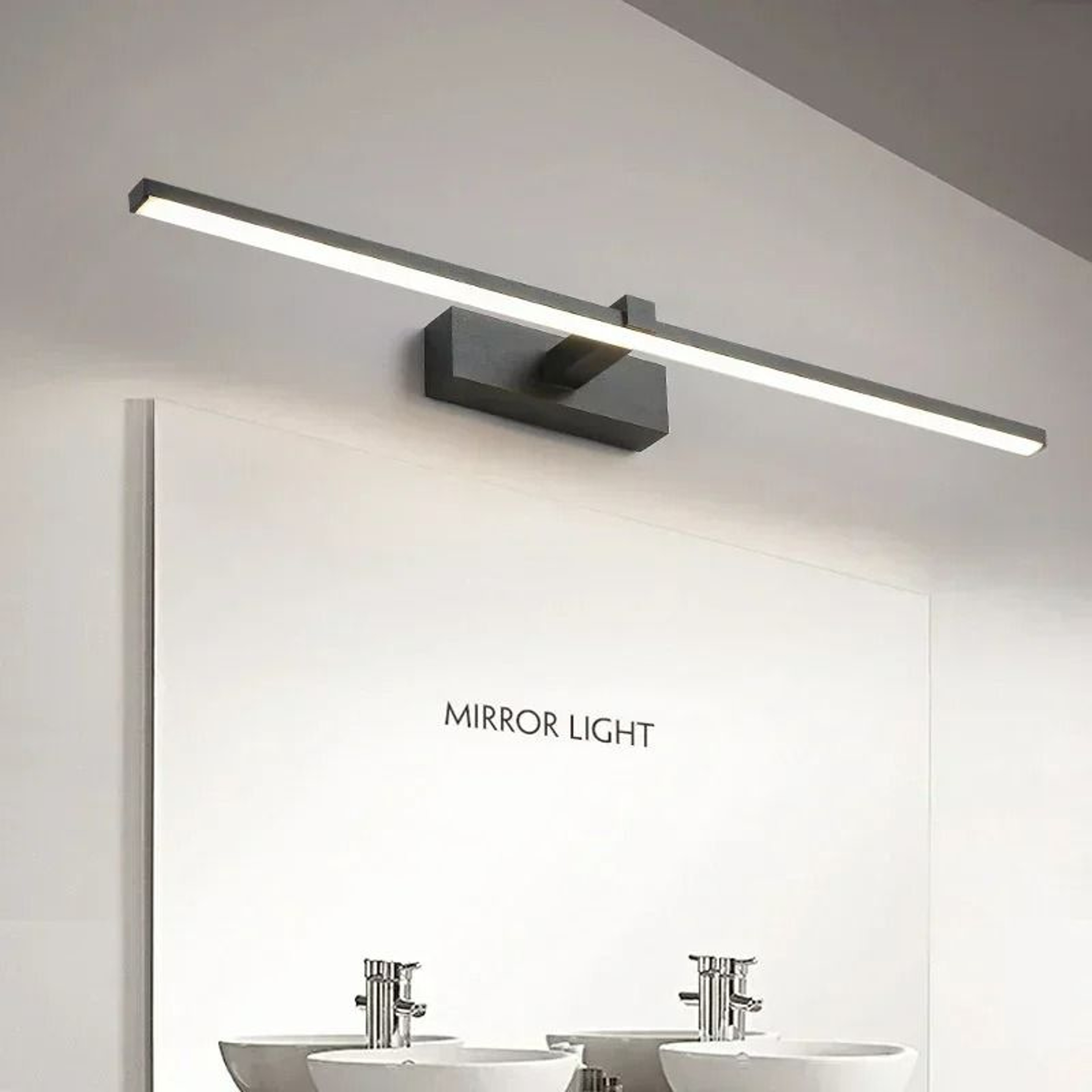Modern LED Bathroom Line Mirror Light 2