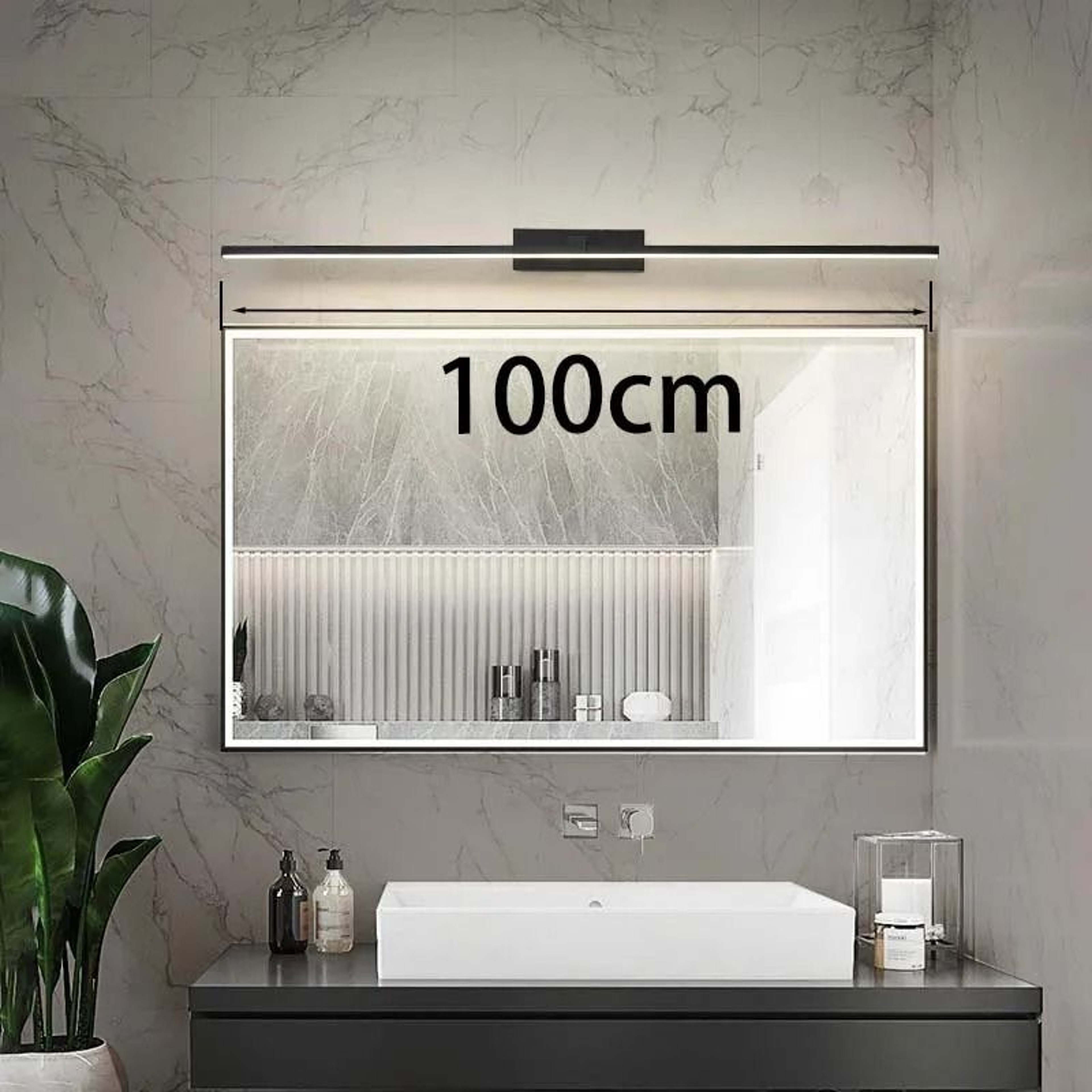 Modern Waterproof LED Linear Vanity  Wall Sconce 14