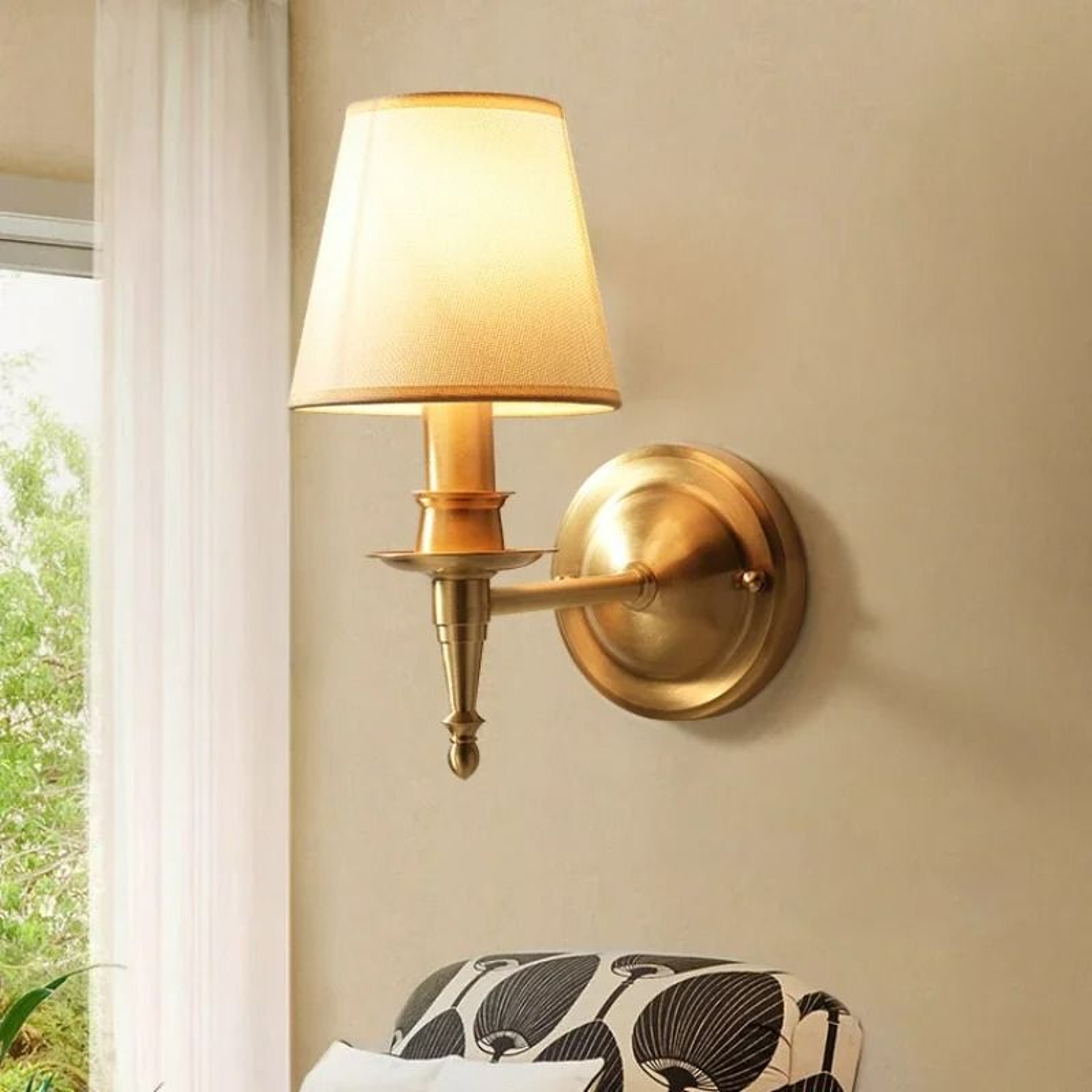 Full Copper American Modern LED Wall Sconce 2