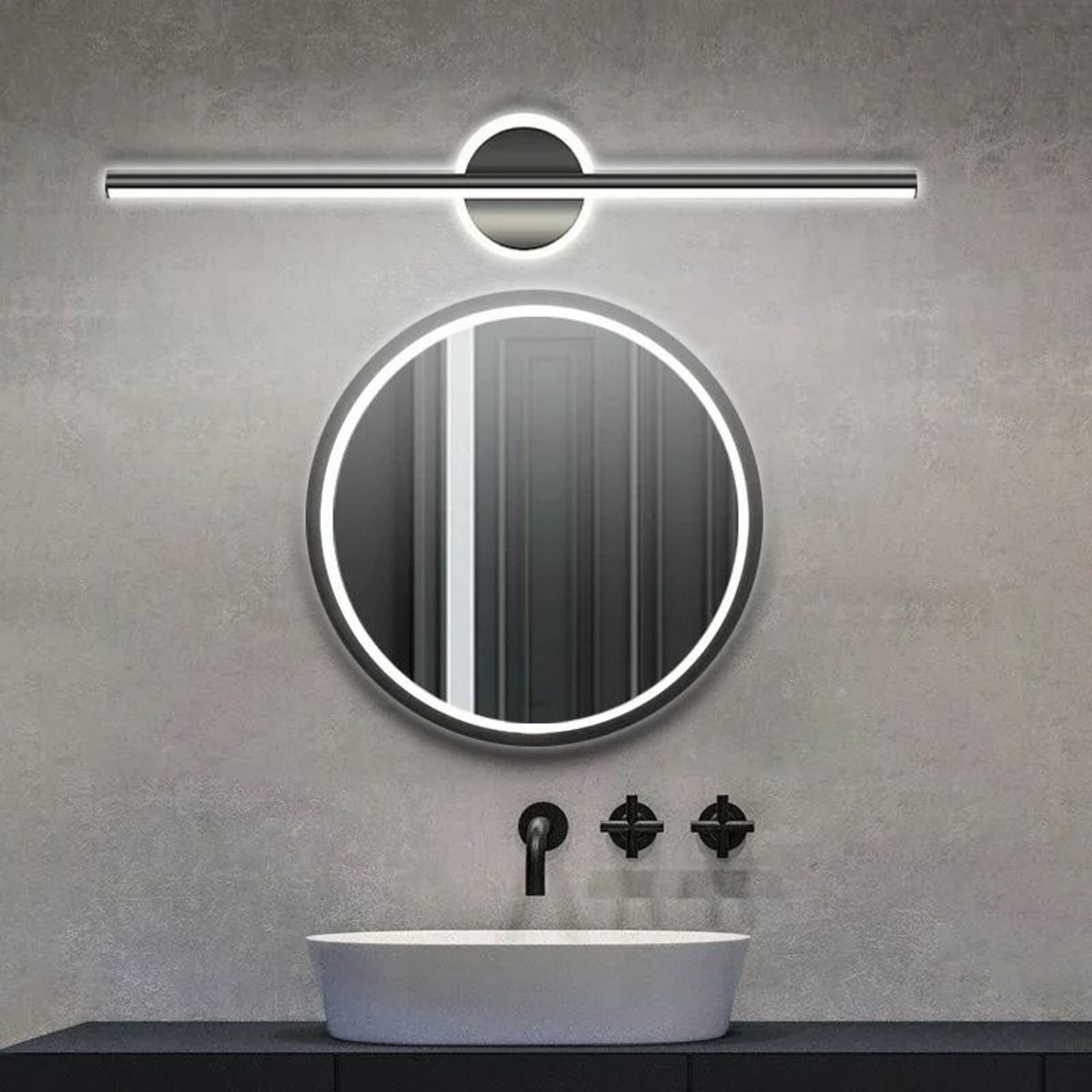Modern LED Linear Mirror  Vanity Wall Sconce 2