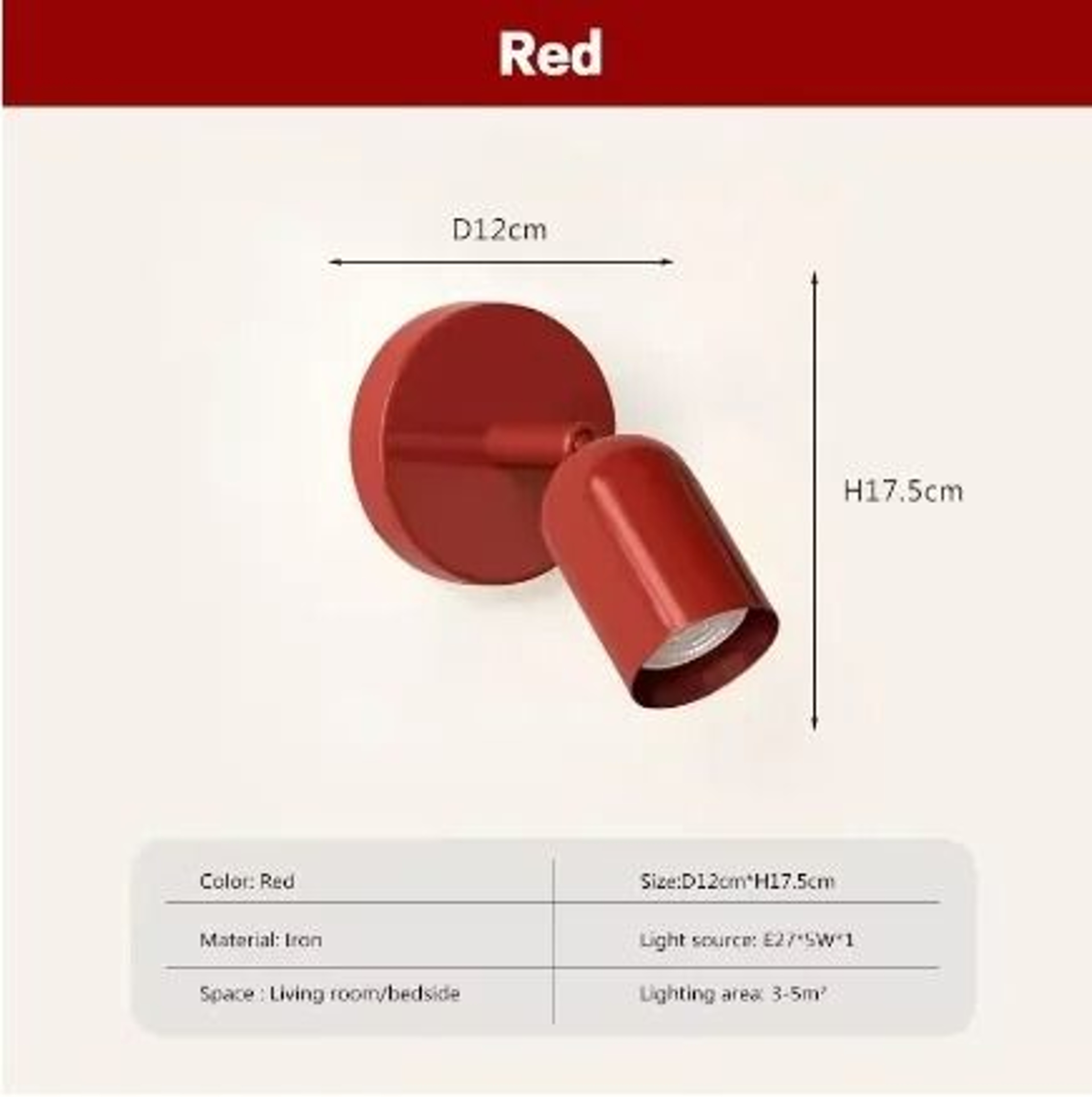 E27 Nordic Minimalist Macaron Wall Sconce 8