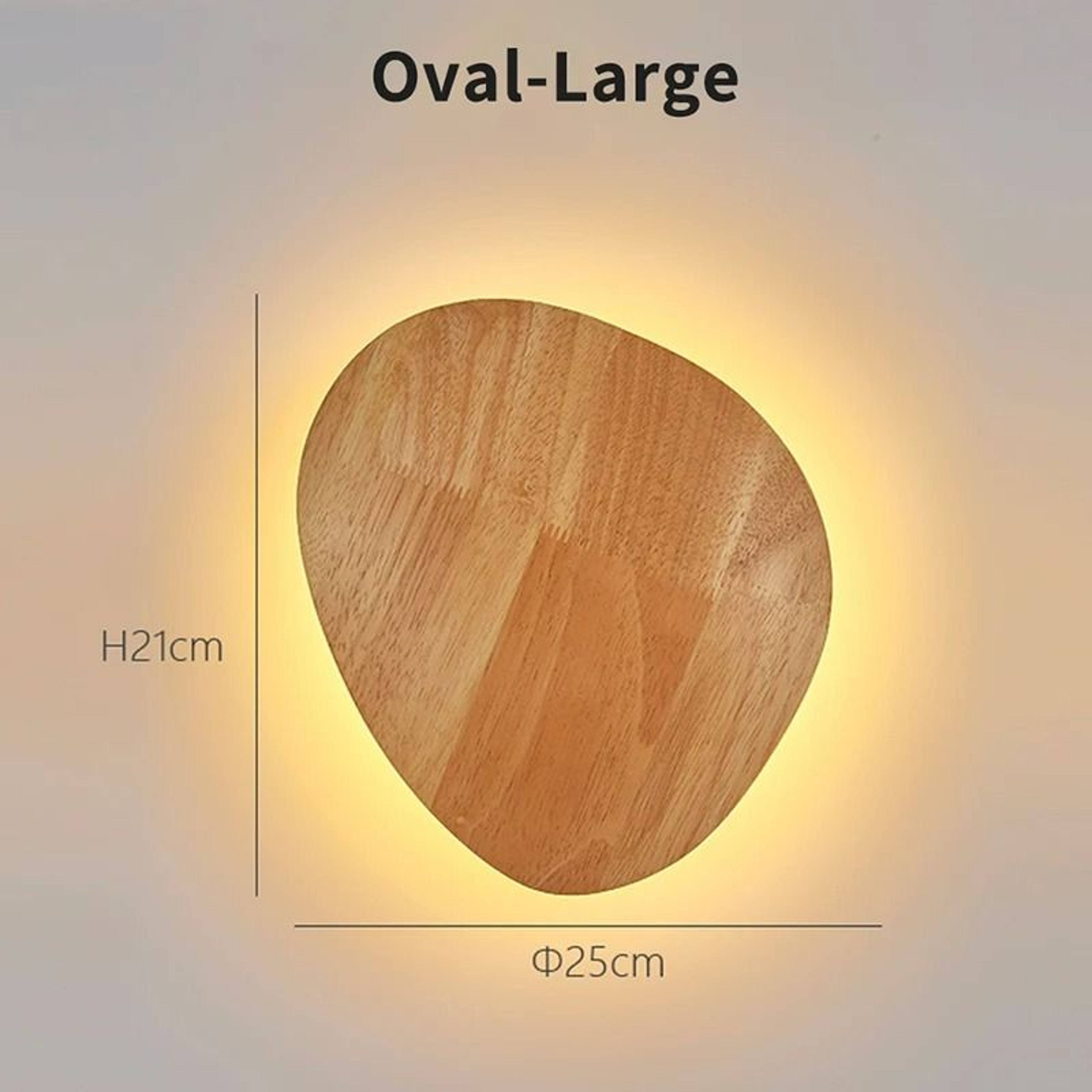 Nordic Circular Wooden LED Wall Sconce 9