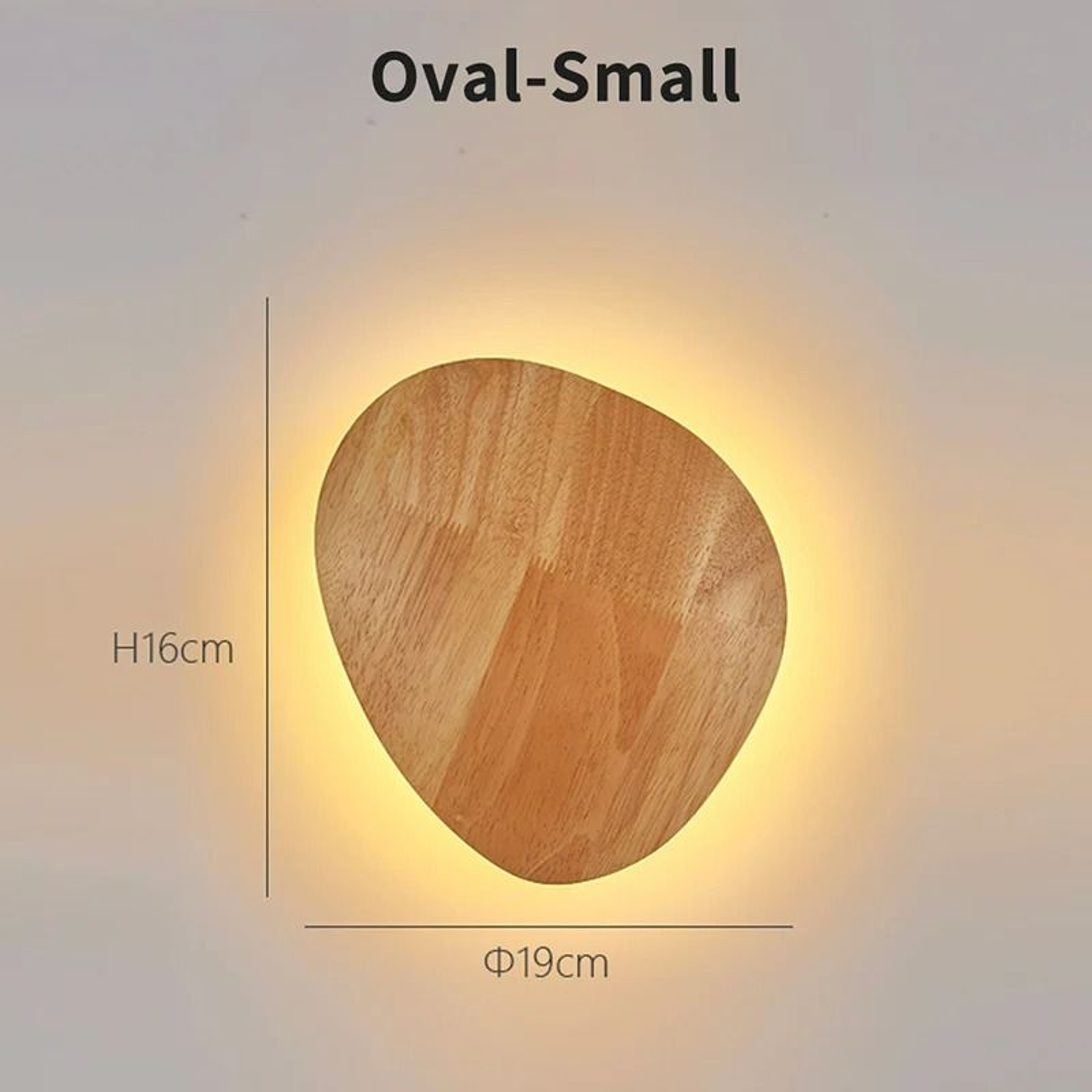 Nordic Circular Wooden LED Wall Sconce 6