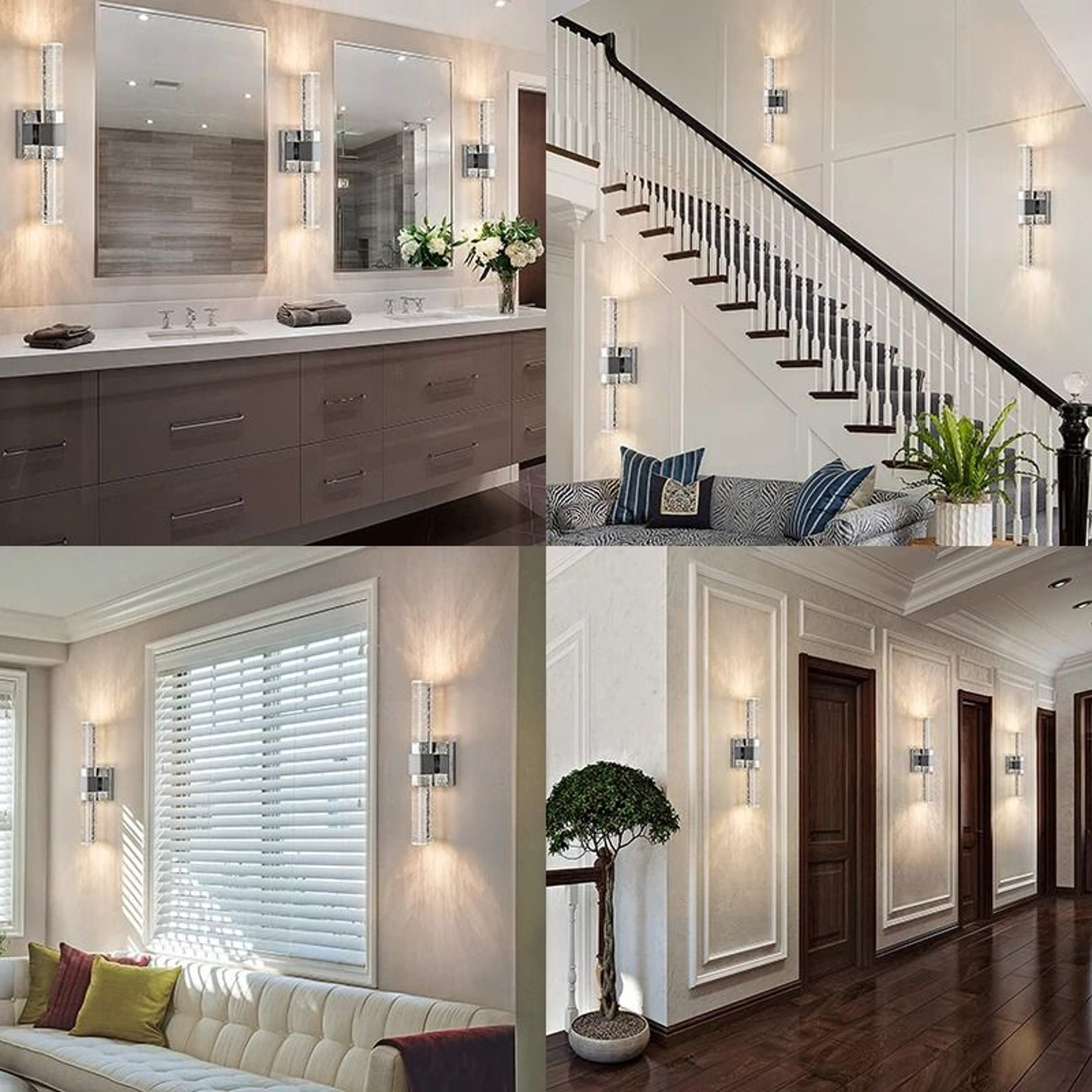Modern Bubble Crystal LED Wall Sconce 3