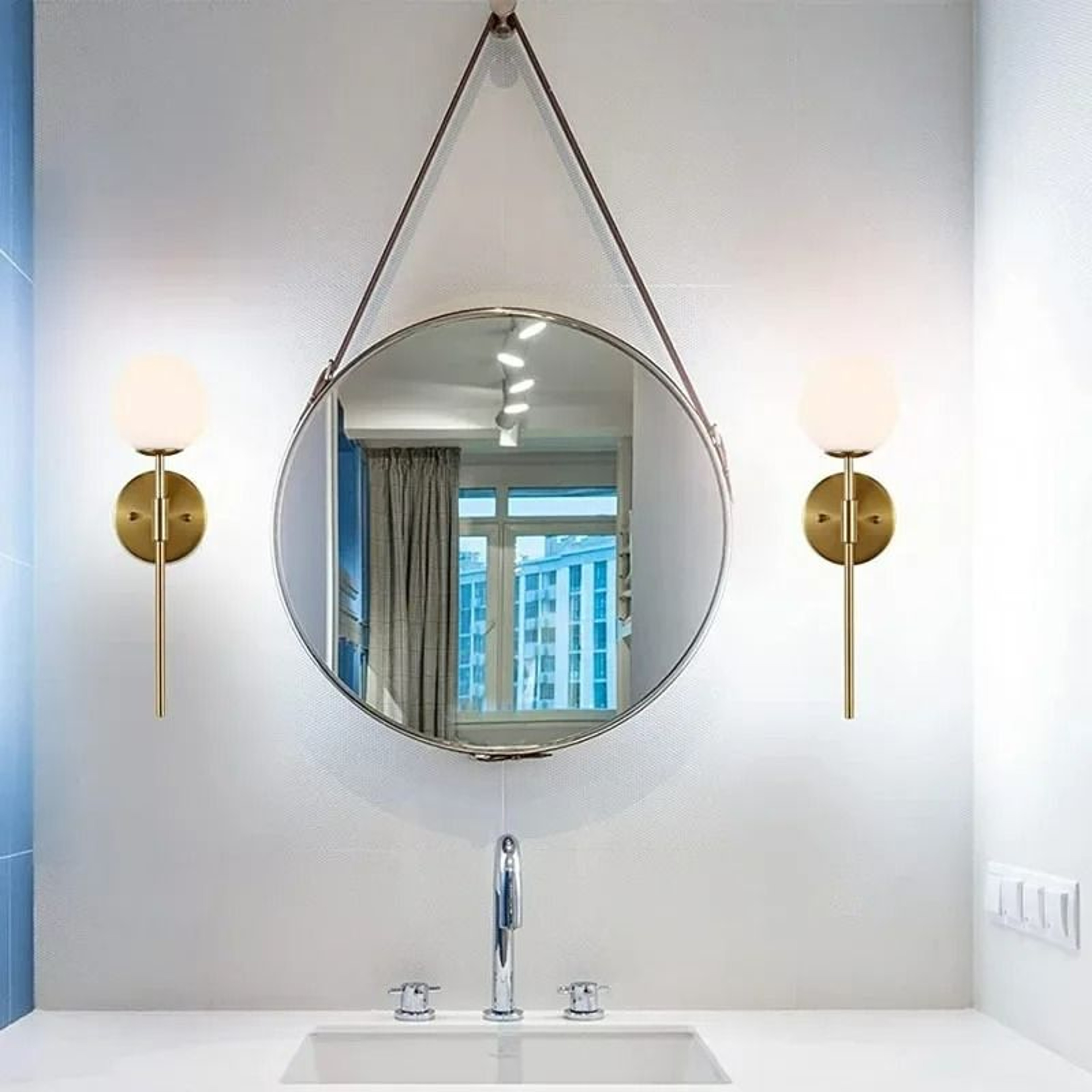 Nordic Creative Luxury Metallic LED Wall Sconce 2