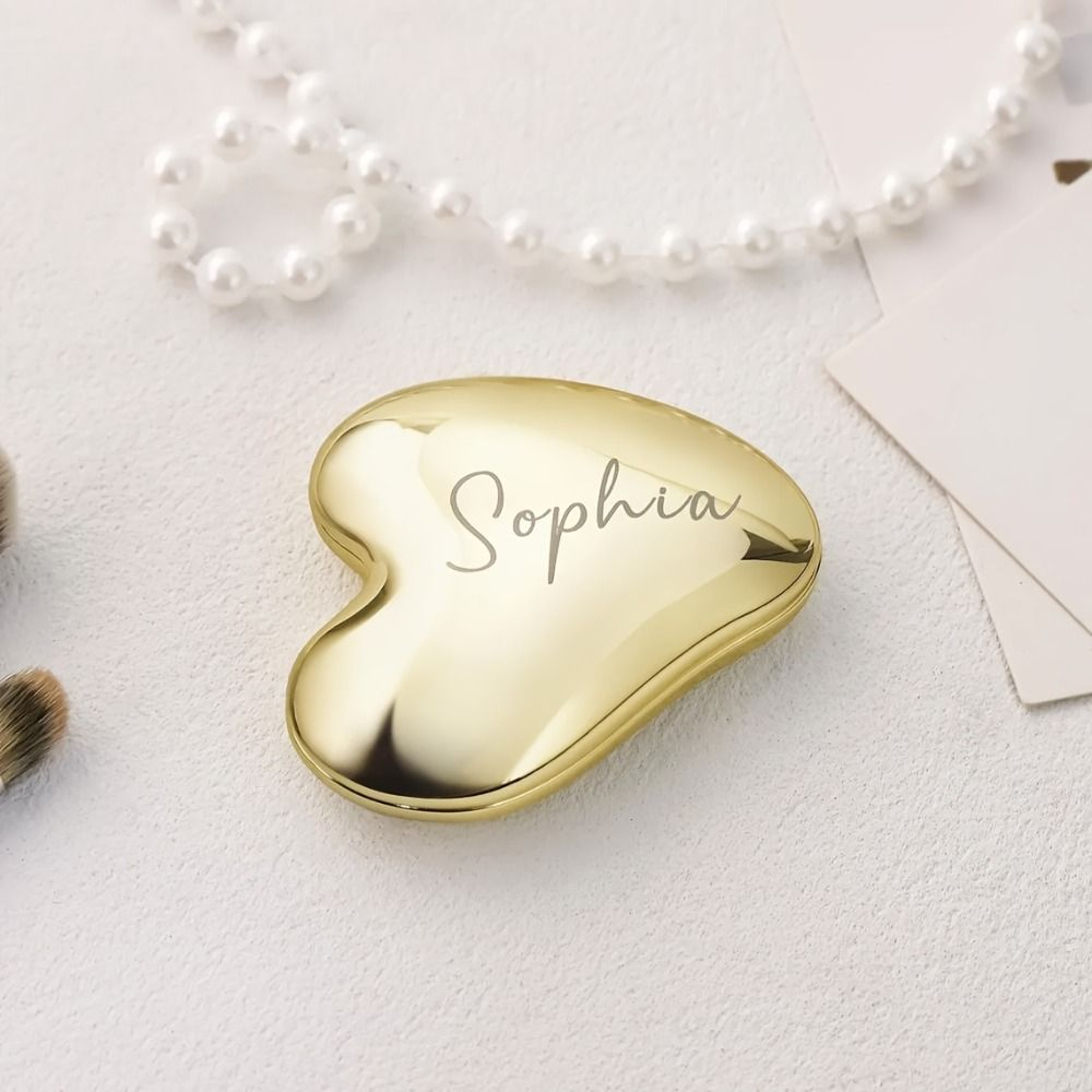 Personalized Engraved Compact Pocket Mirror 0