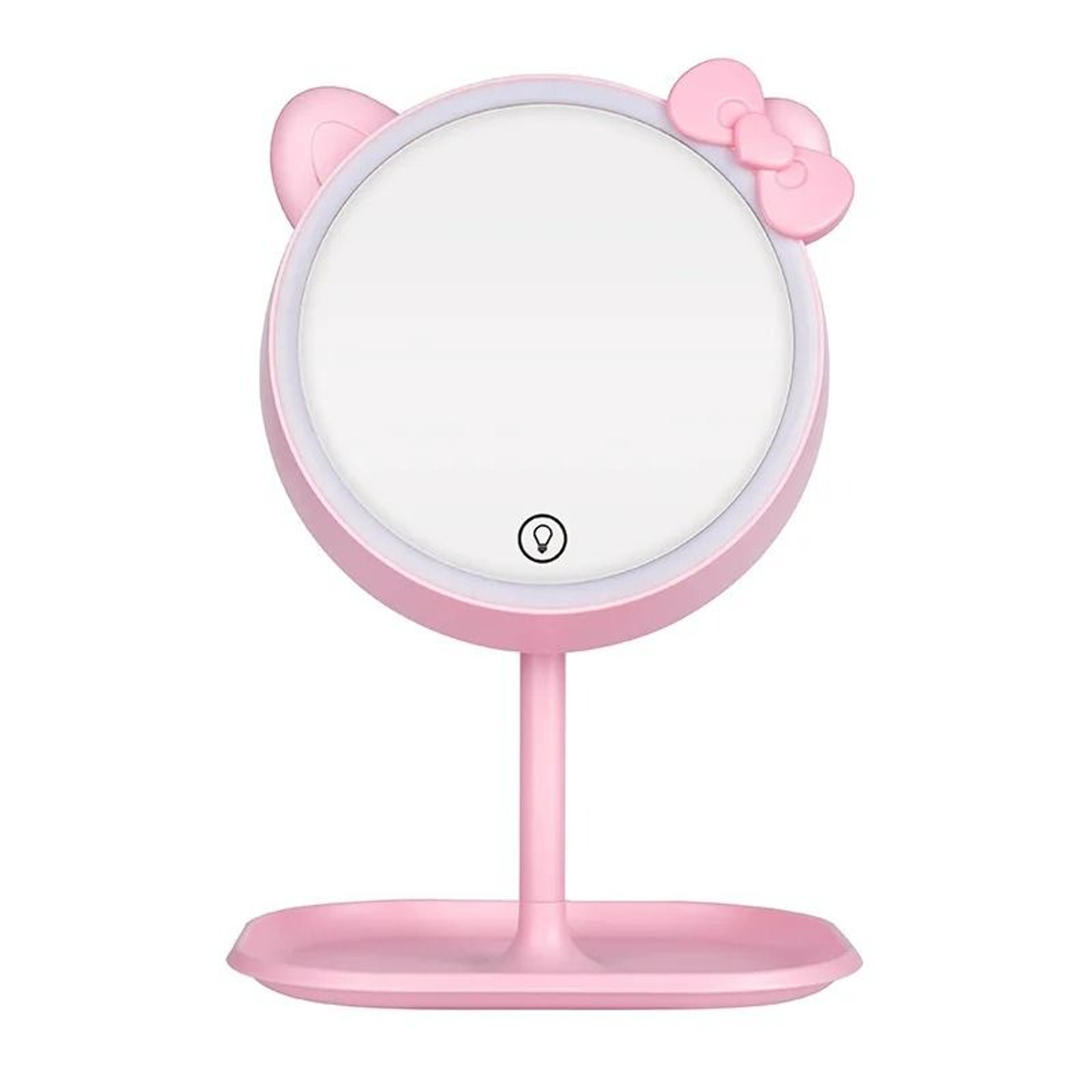 Pink Cat LED Standing Vanity Makeup Mirror 6