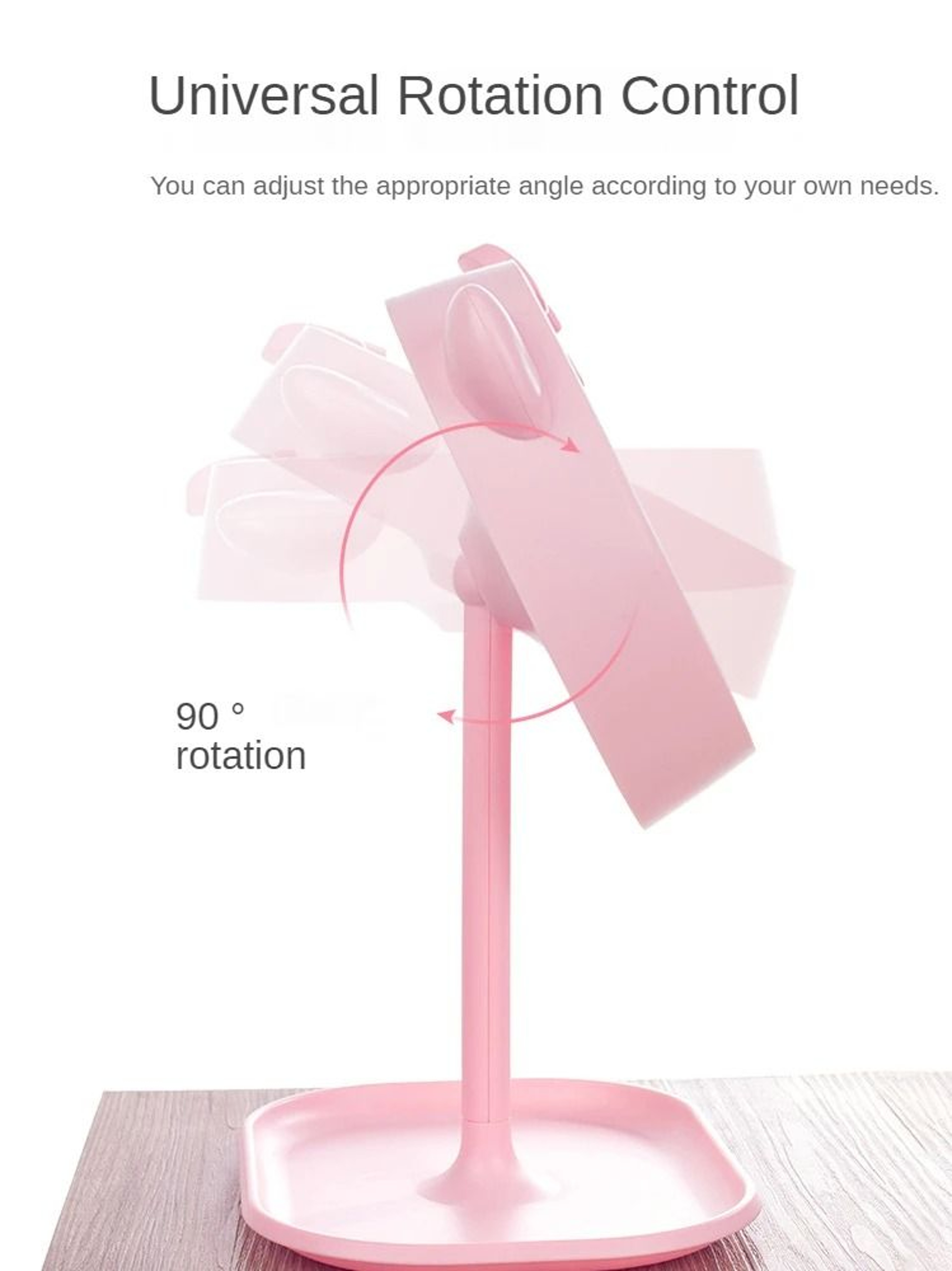 Pink Cat LED Standing Vanity Makeup Mirror 4