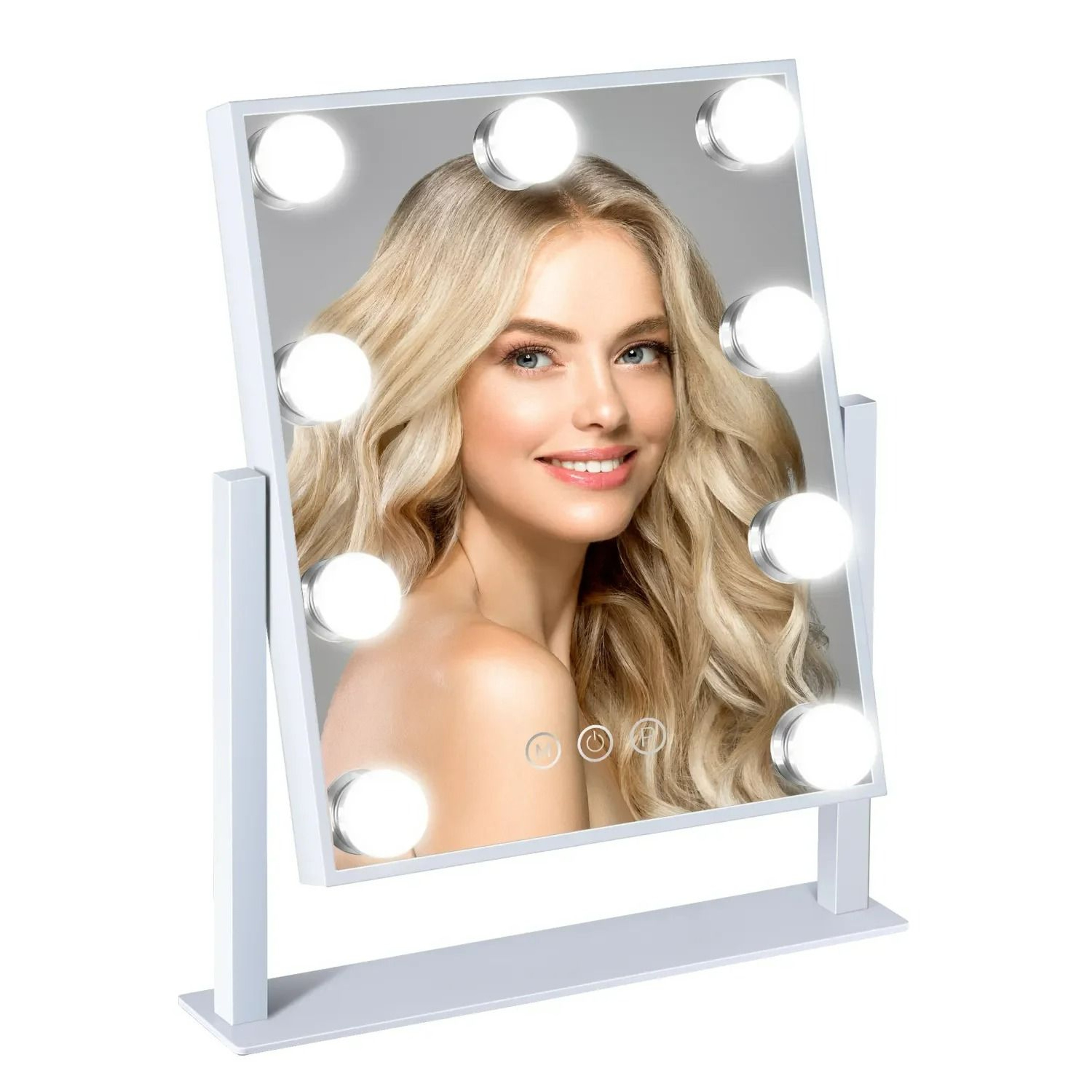 Hollywood Vanity Makeup Mirror With 9 LED Bulbs 8