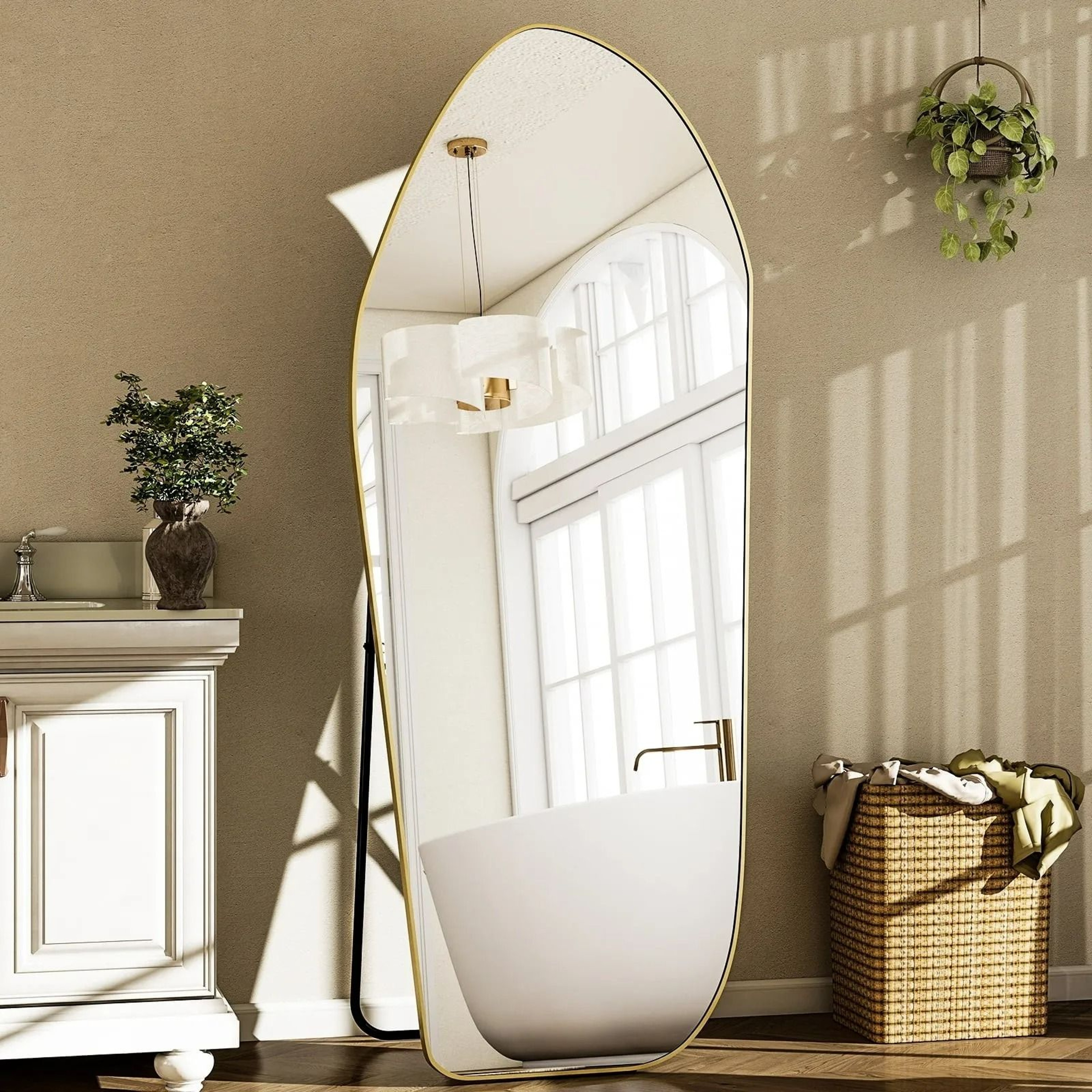 Irregular FullLength Floor Mirror 1
