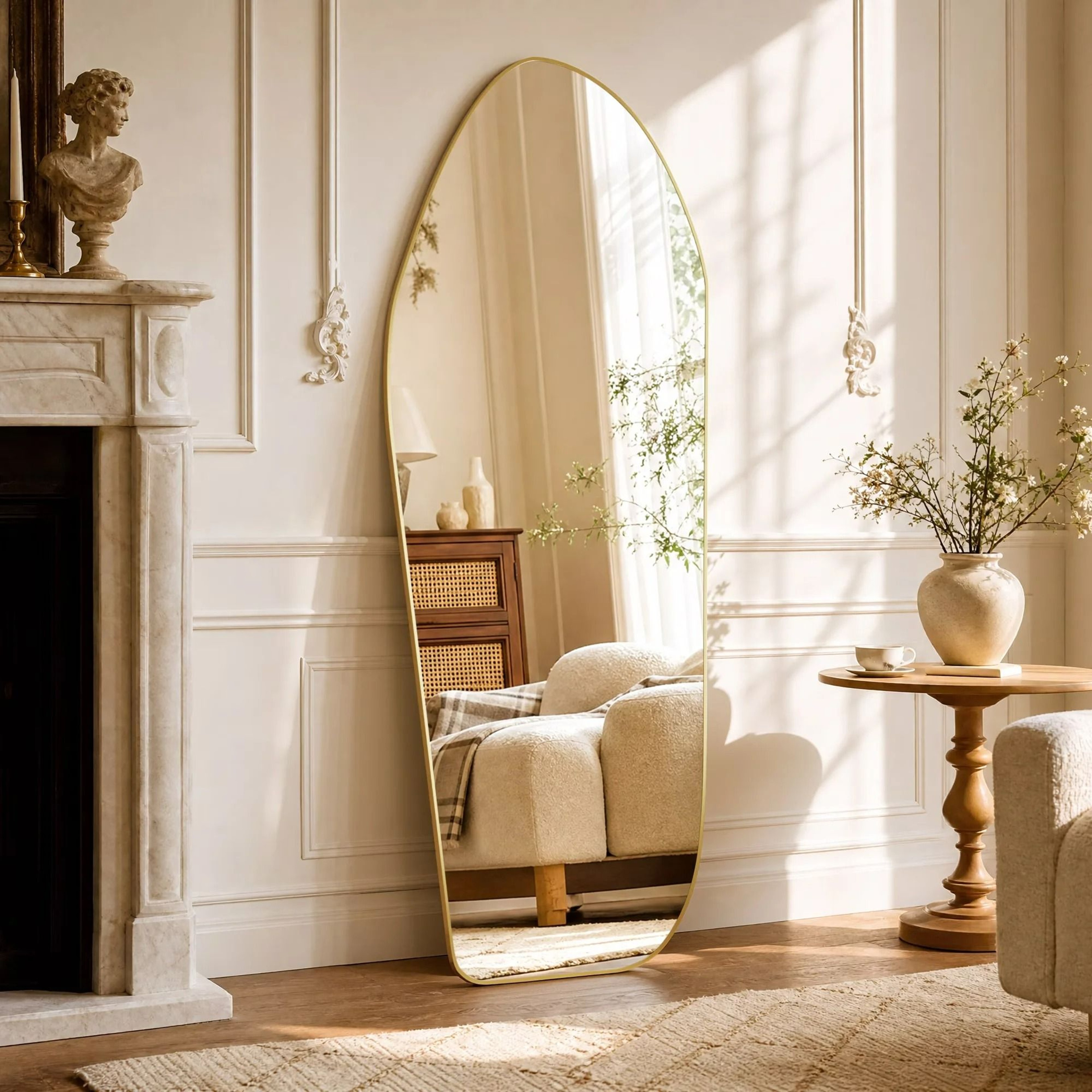 Irregular FullLength Floor Mirror 6