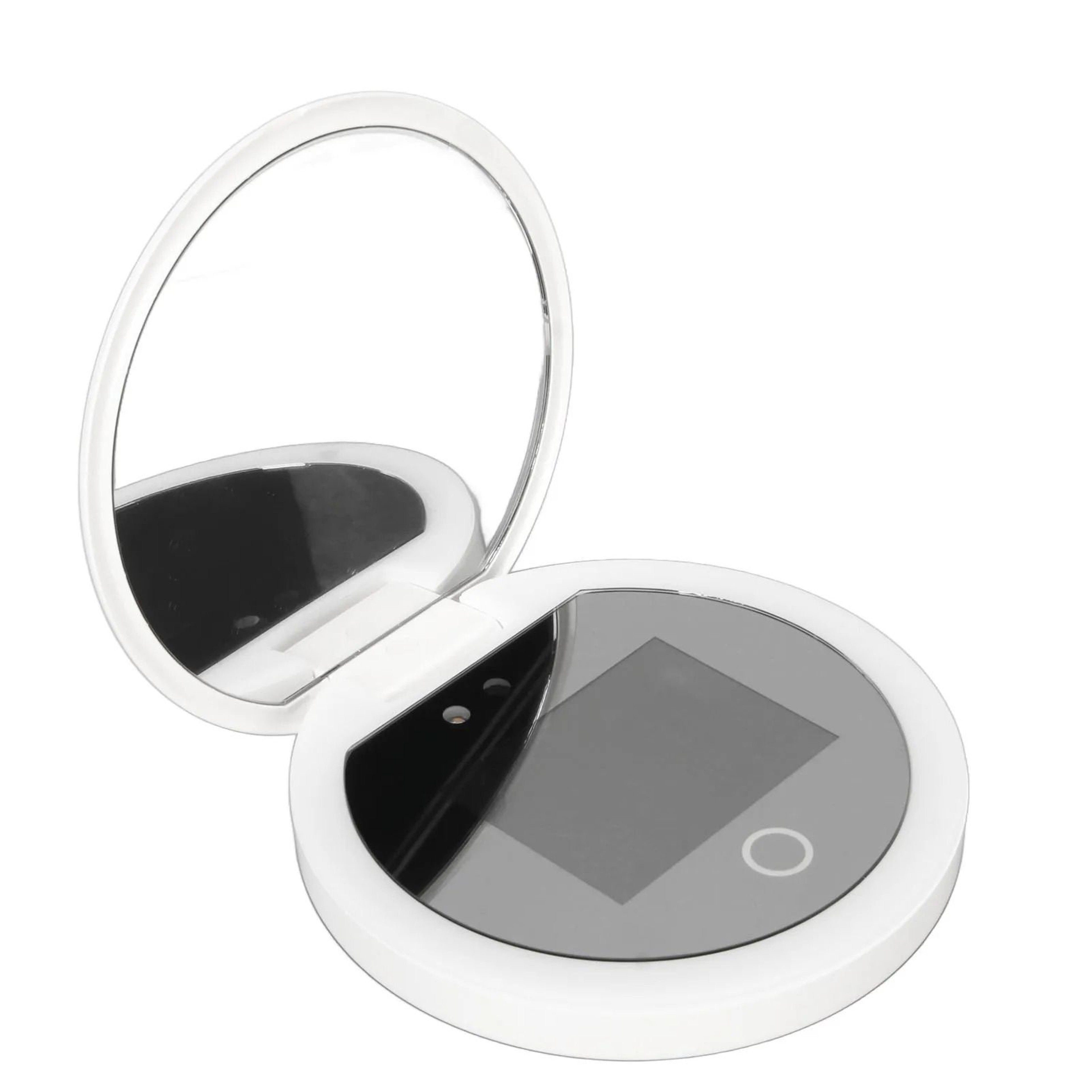 UV Sunscreen Testing Pocket Mirror With LED Light 2X Magnification 6