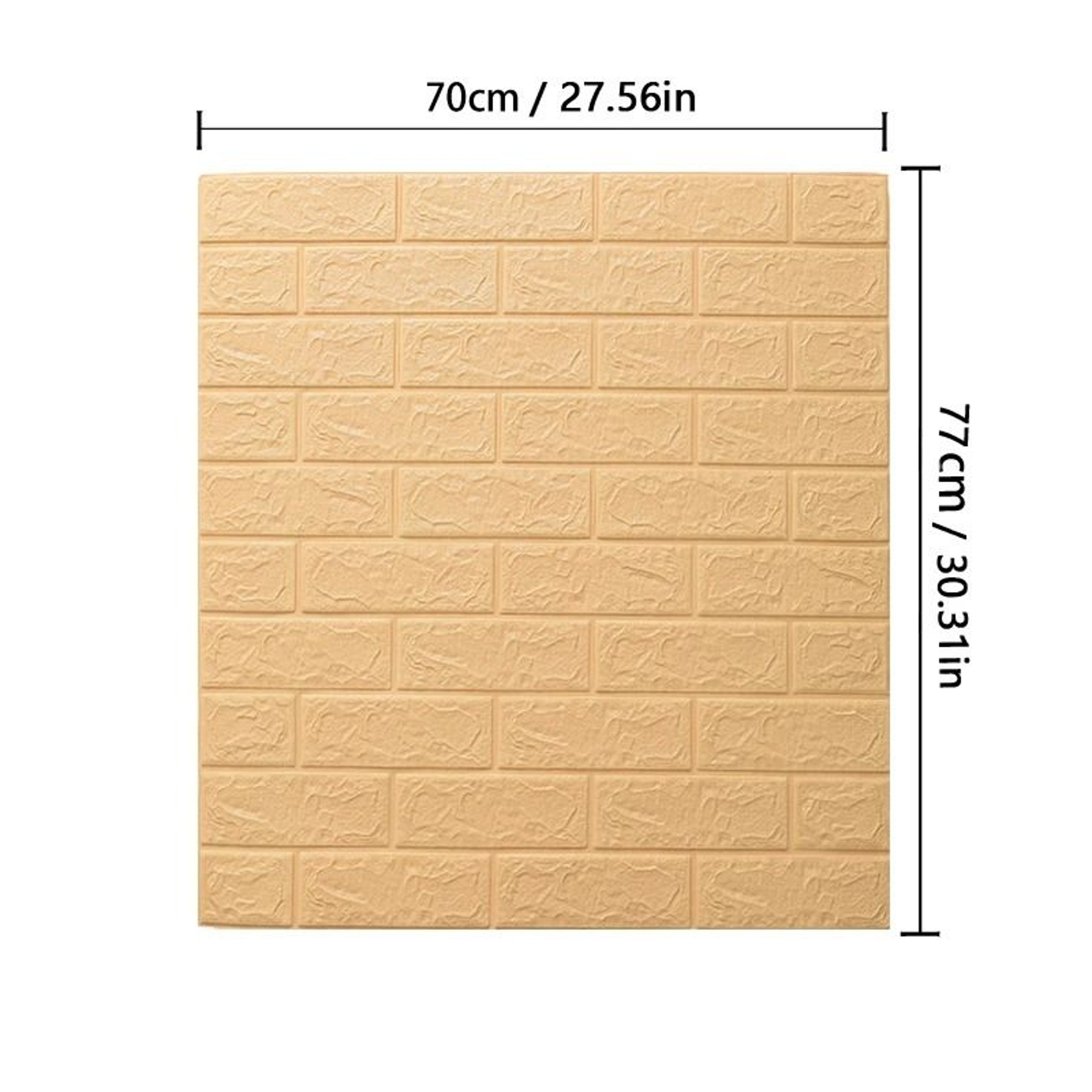 3D Retro Faux Brick Waterproof SelfAdhesive Wall Panel 18