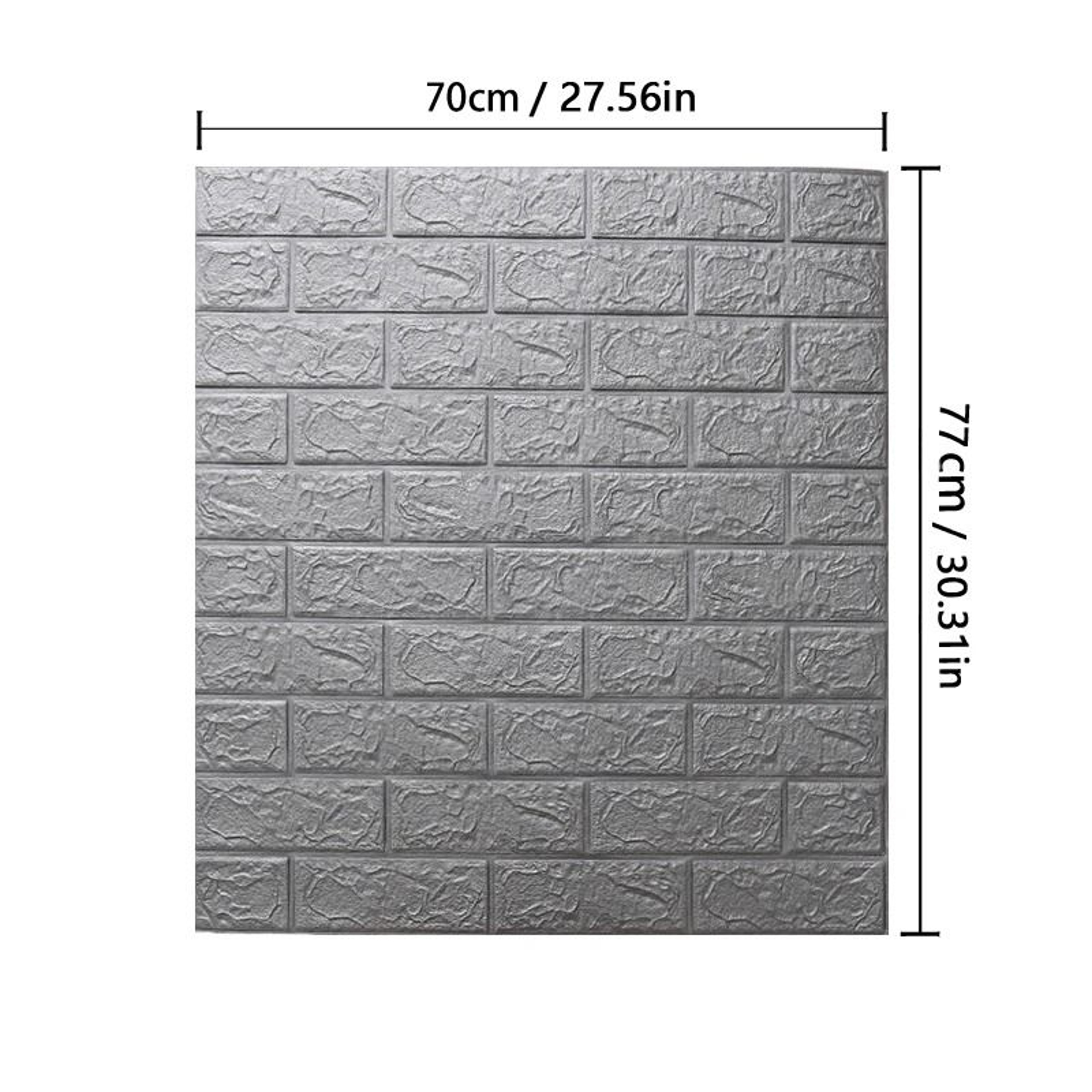 3D Retro Faux Brick Waterproof SelfAdhesive Wall Panel 15