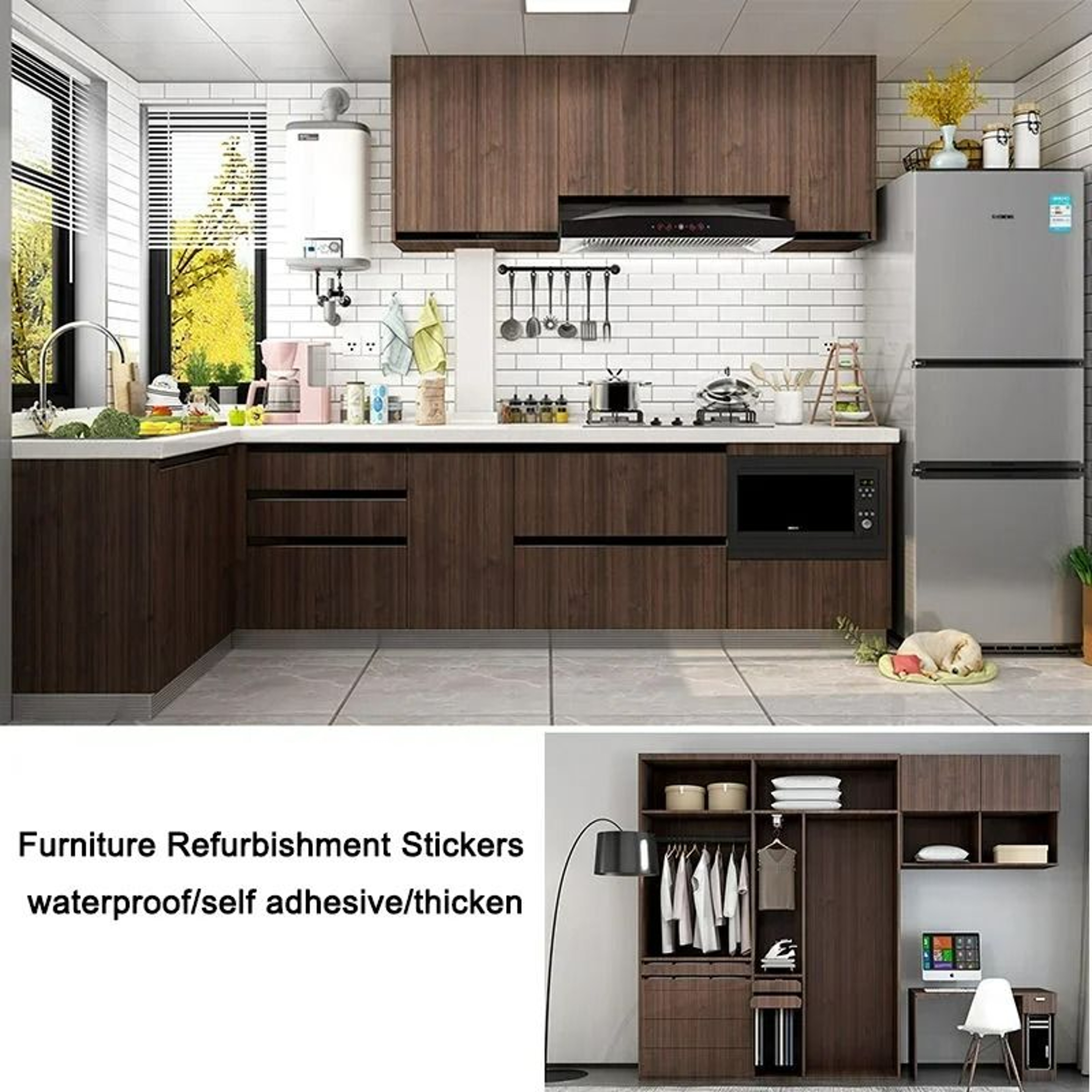 Wood Grain Decorative SelfAdhesive Waterproof Contact Paper 3
