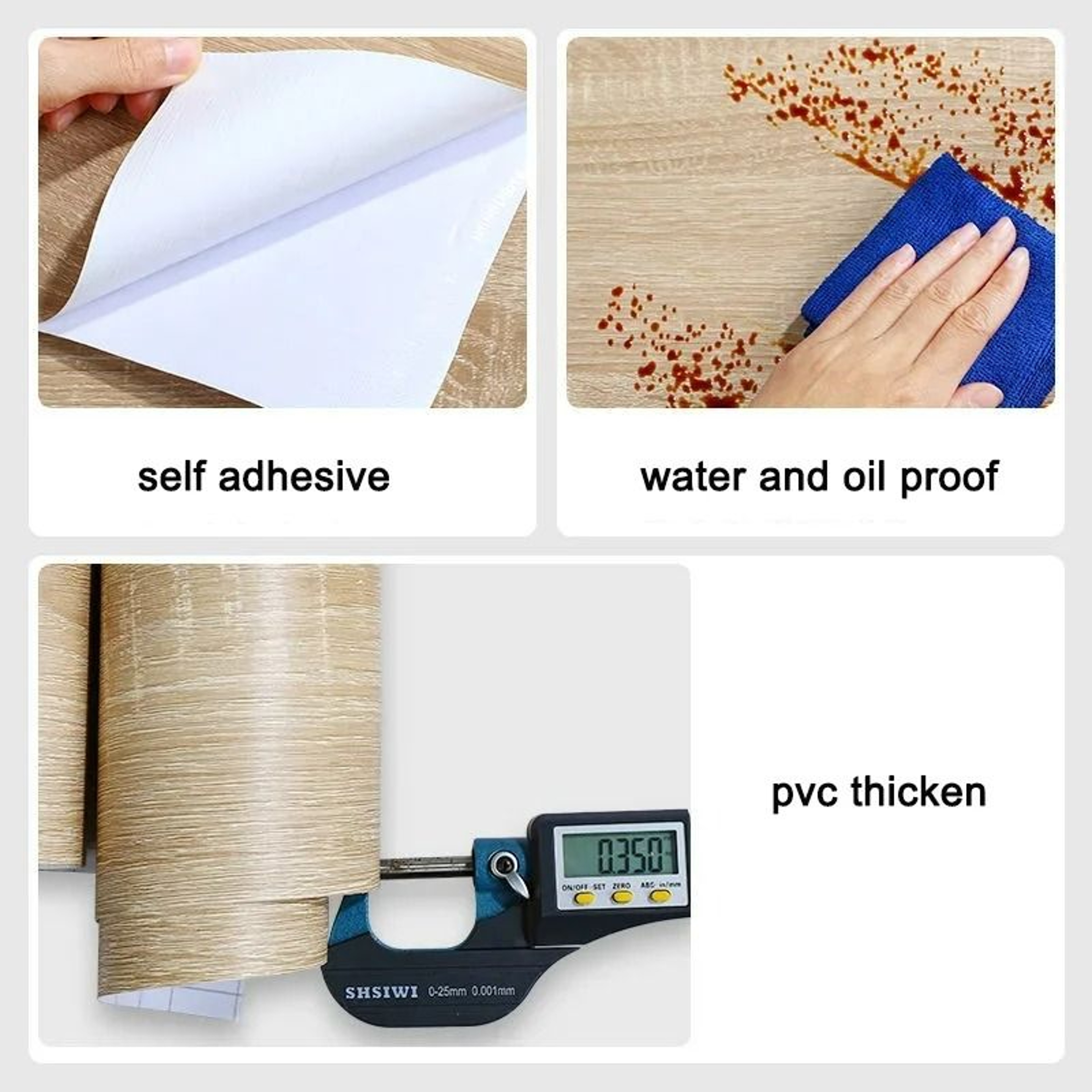 Wood Grain Decorative SelfAdhesive Waterproof Contact Paper 2