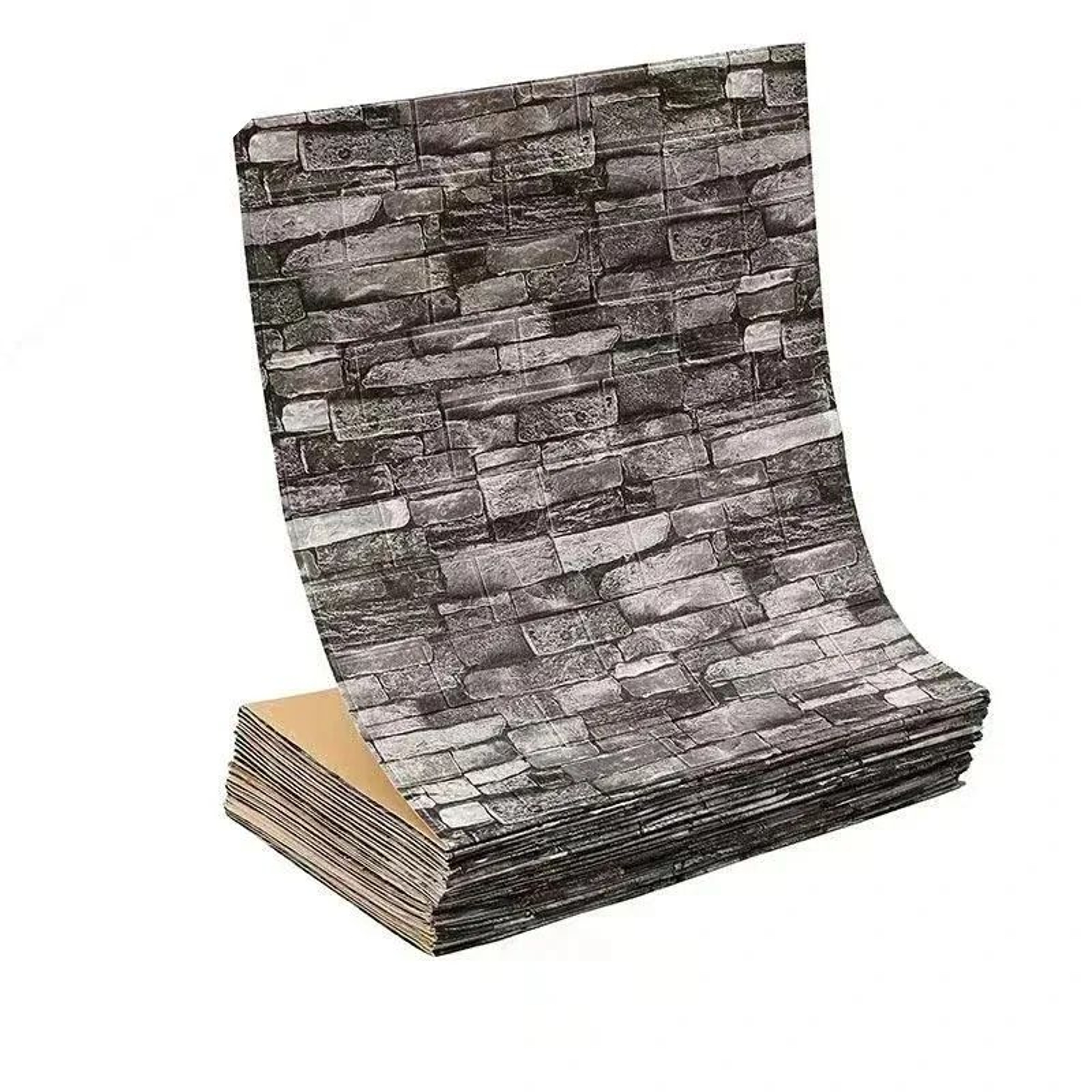Retro 3D Faux Brick Waterproof SelfAdhesive Wall Sticker Roll 13