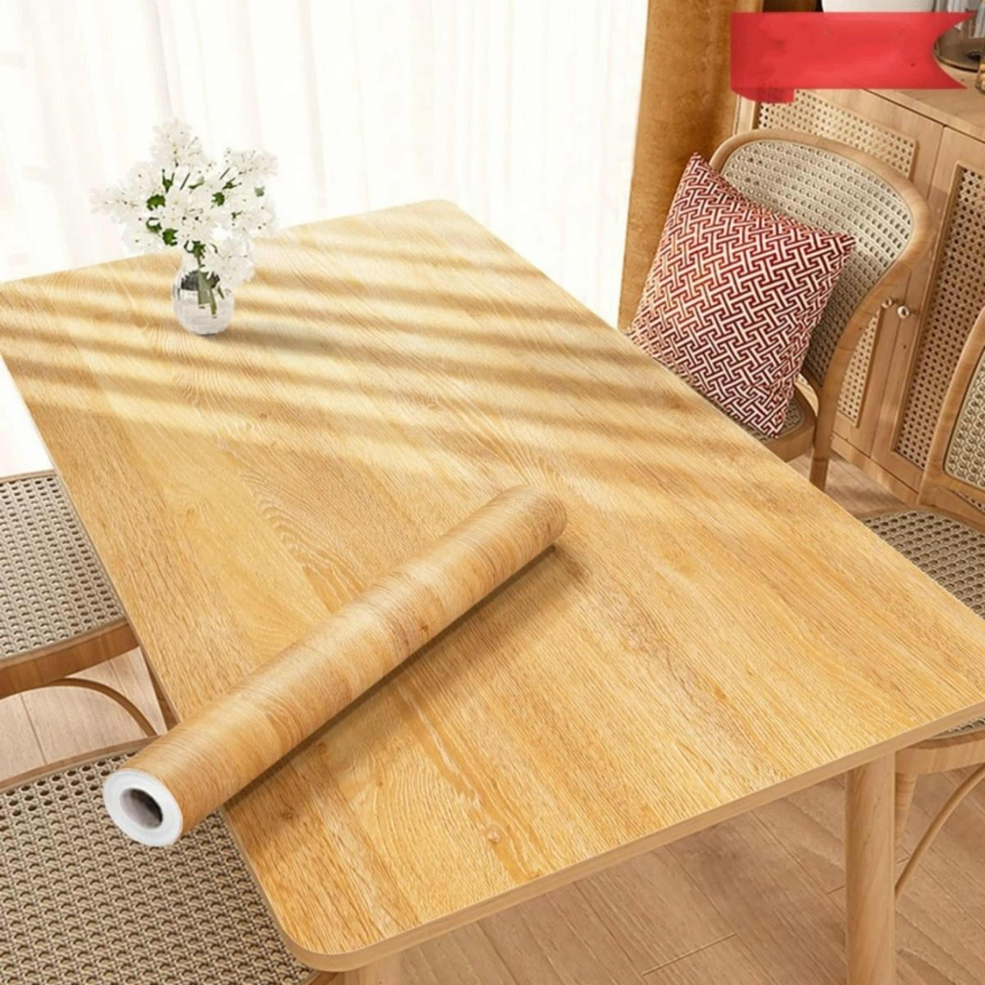 PVC Waterproof SelfAdhesive Wood Grain Decorative Vinyl Film 8