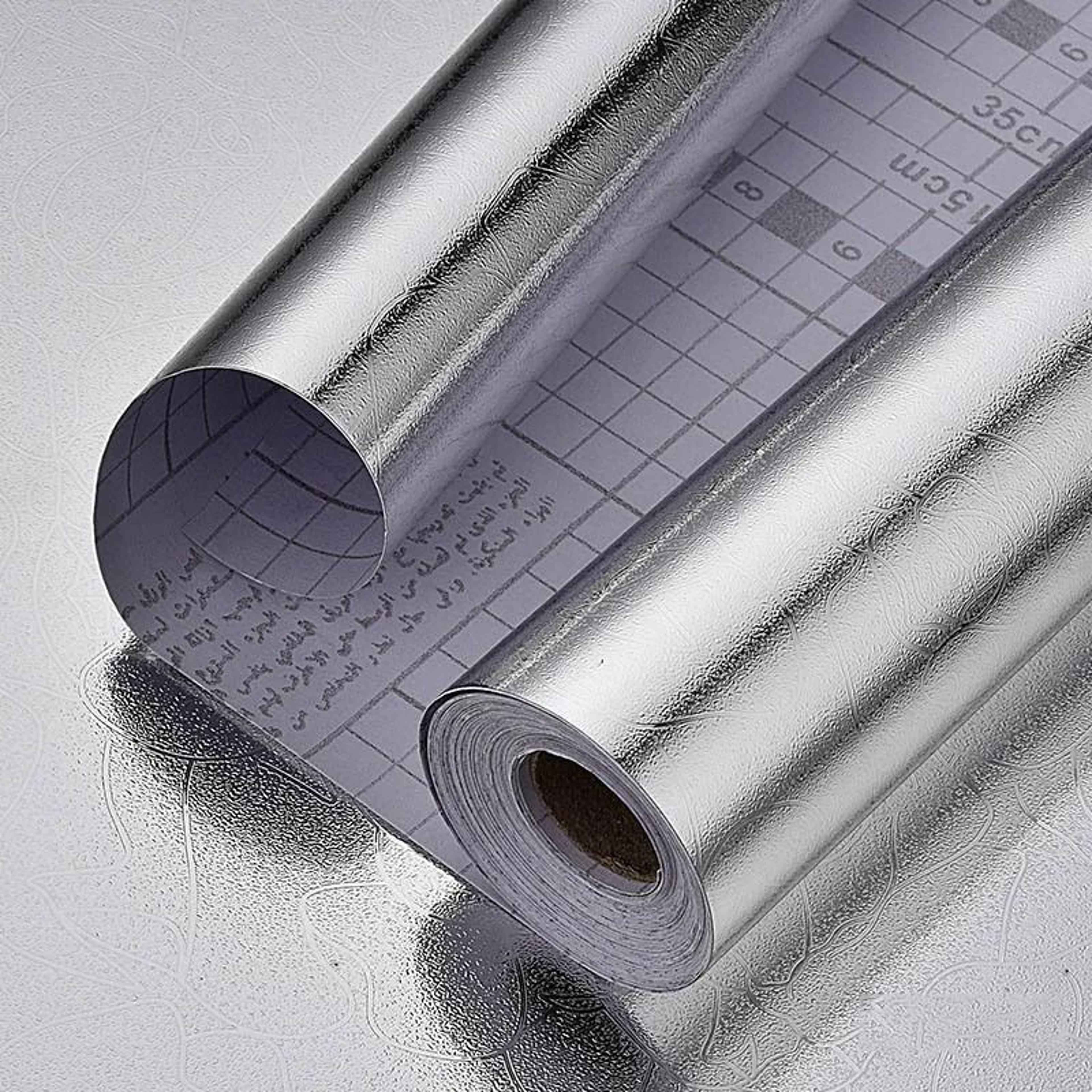 Kitchen Aluminum Foil AntiOil Waterproof SelfAdhesive Wall Sticker Roll 7