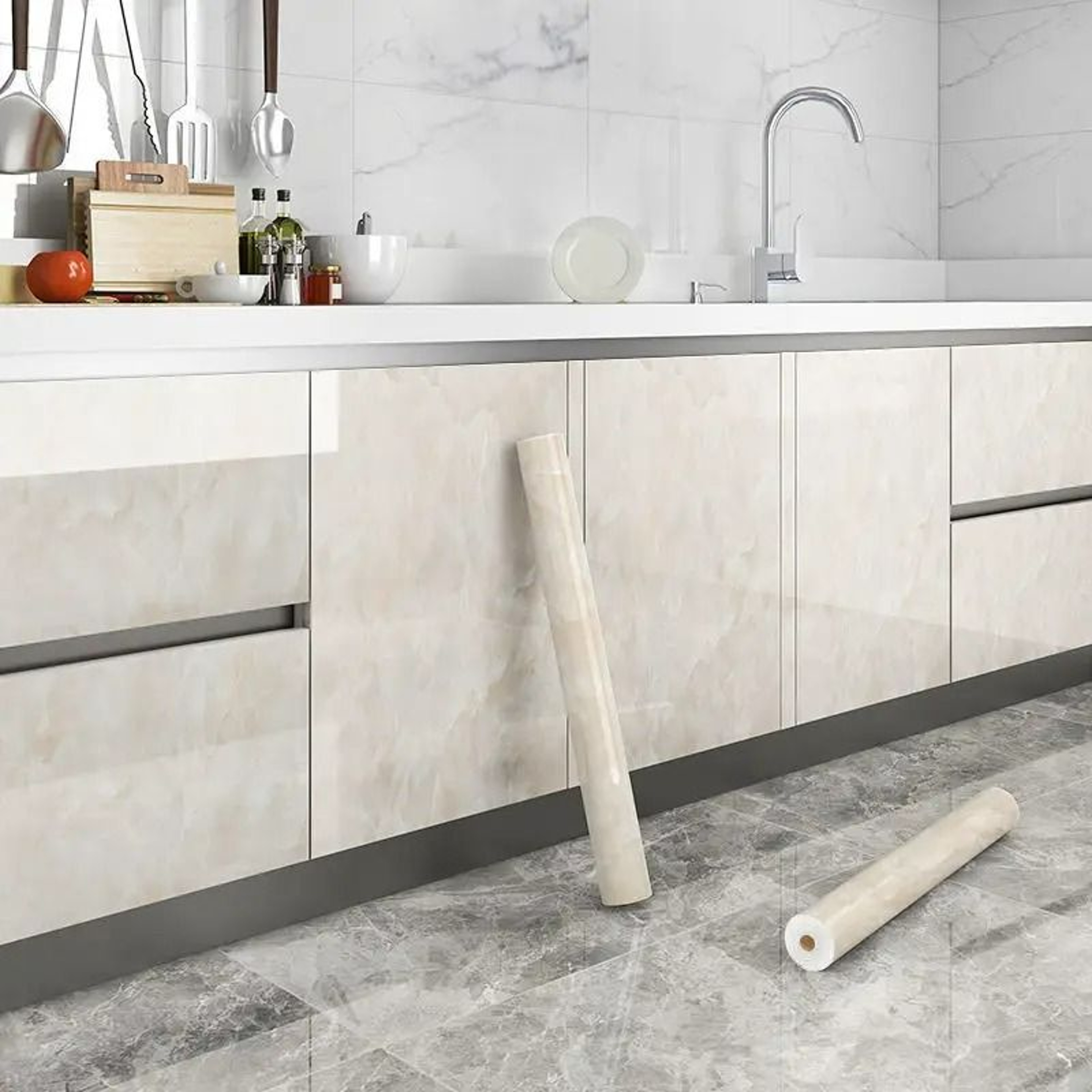 Waterproof Marble Vinyl Contact Paper Roll 4