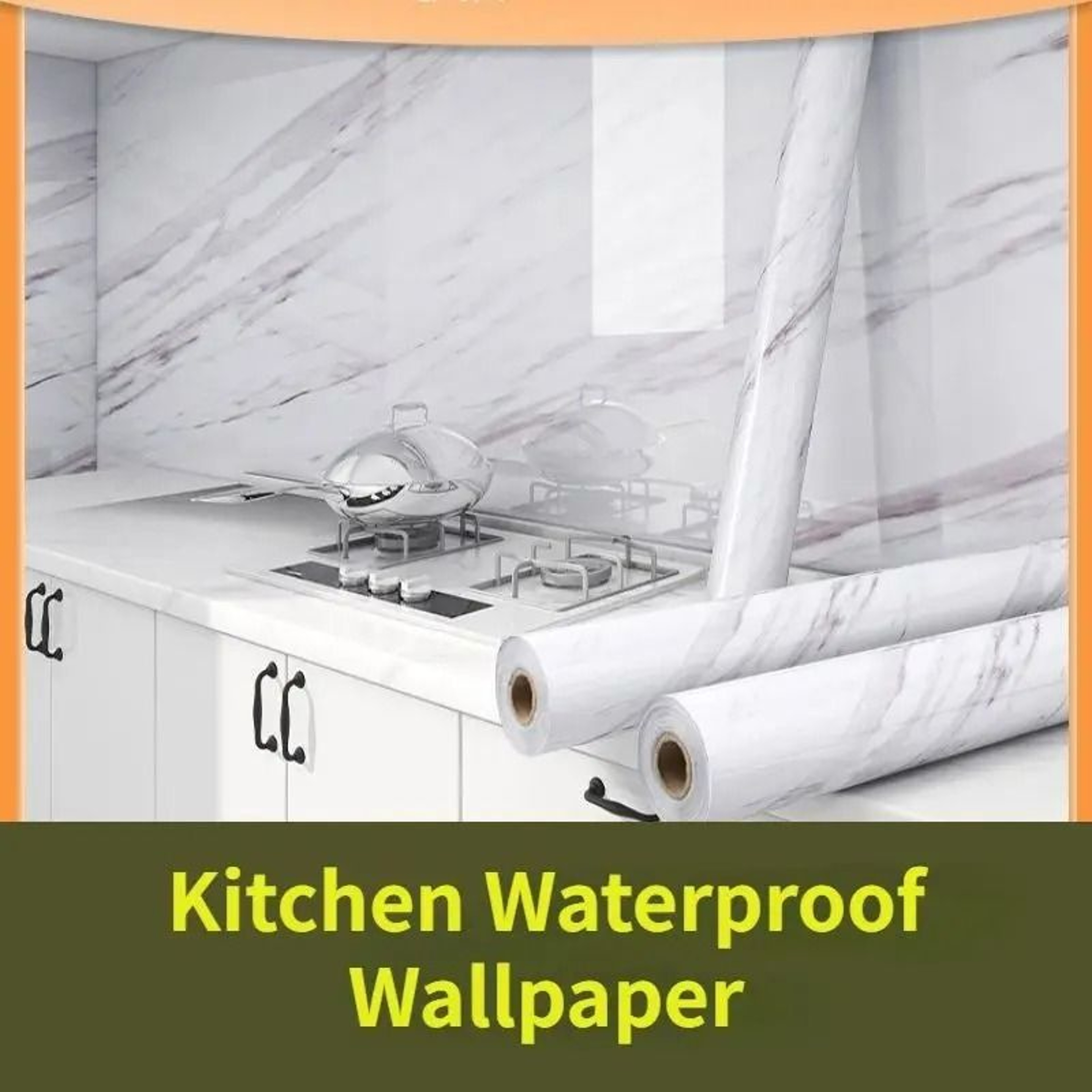 Waterproof Marble Vinyl Contact Paper Roll 14
