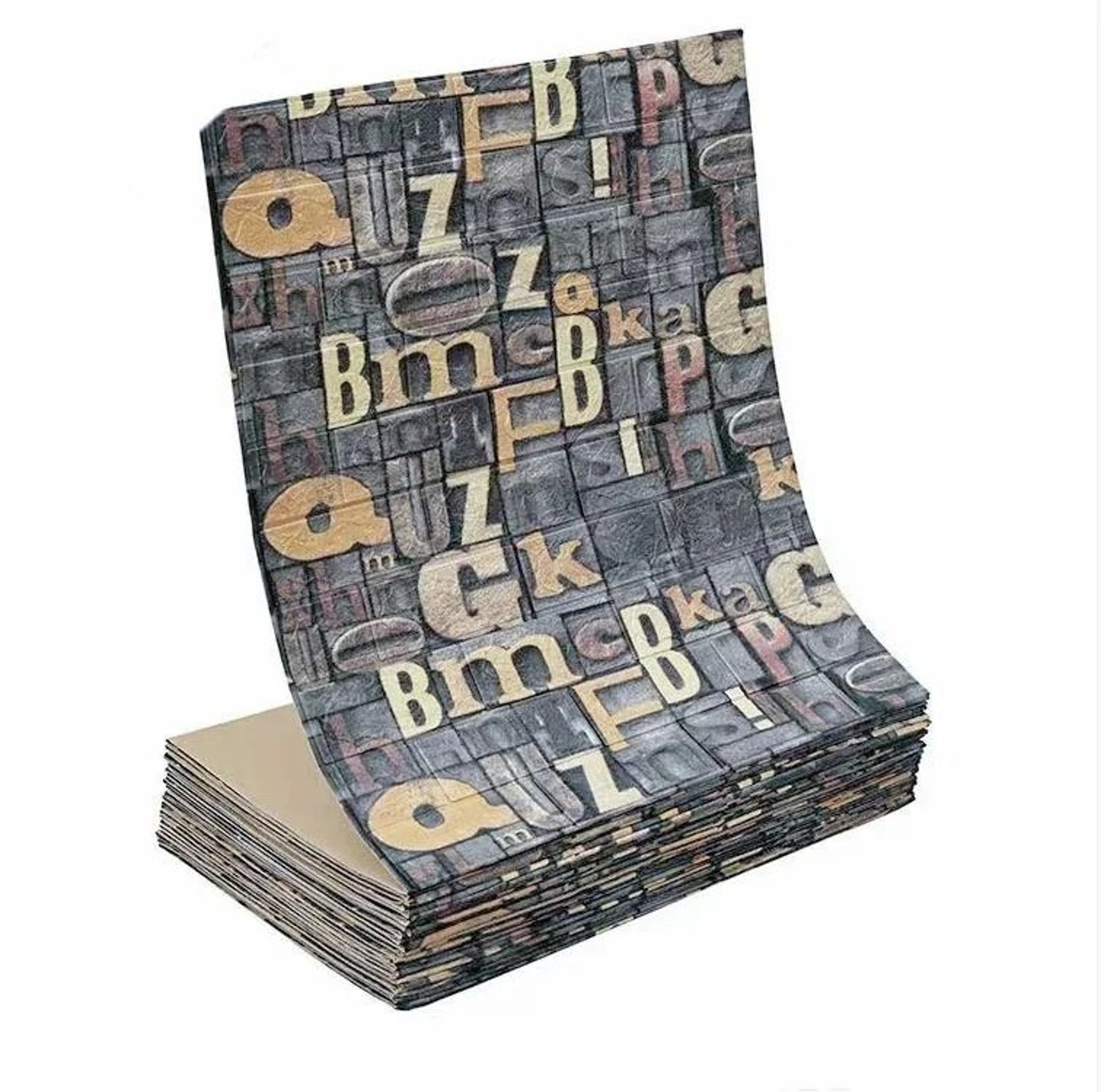 3D Sculpted Brick Foam Waterproof SelfAdhesive Wall Tile Roll 15