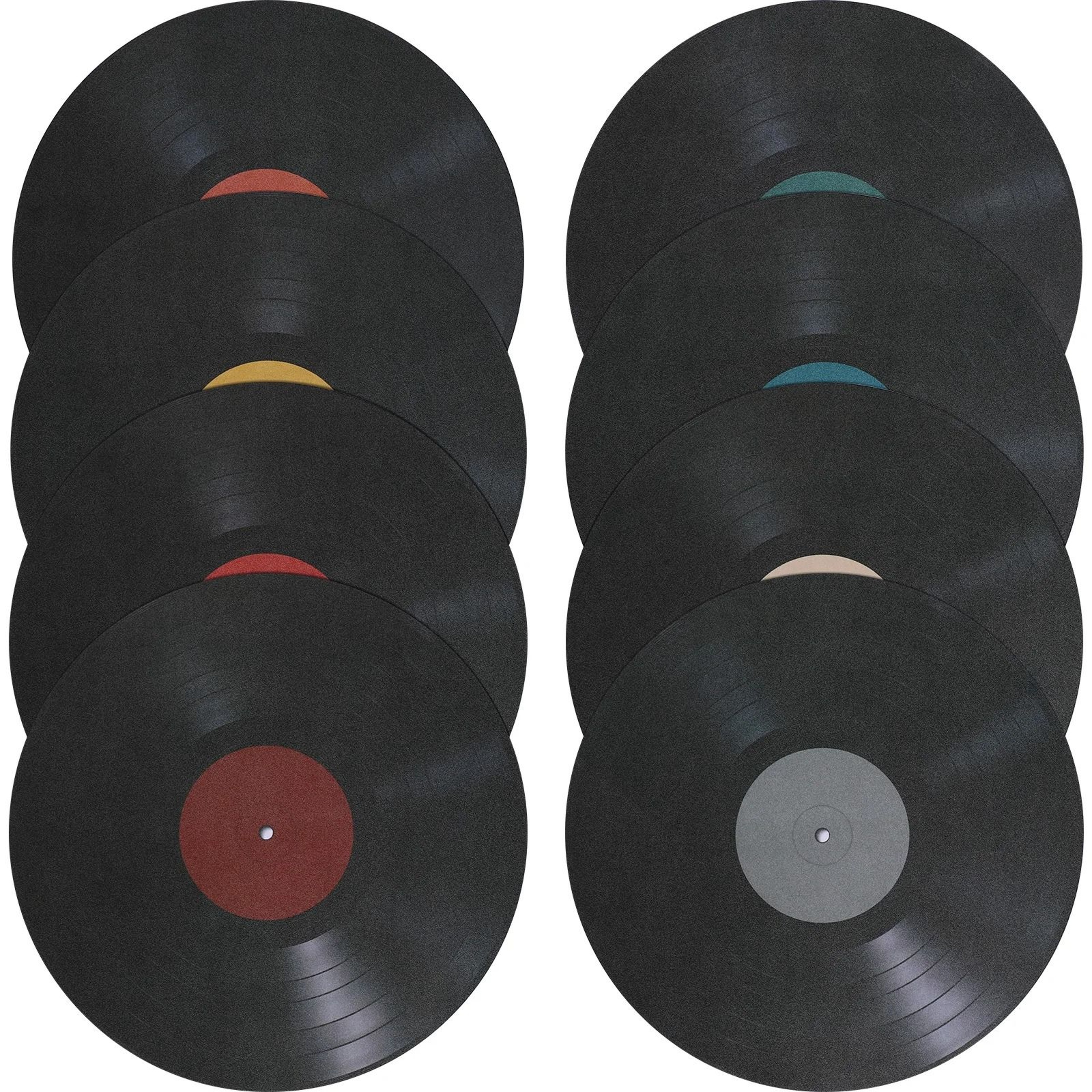 8Pack Retro Vinyl Record Wall Sticker Decals 0