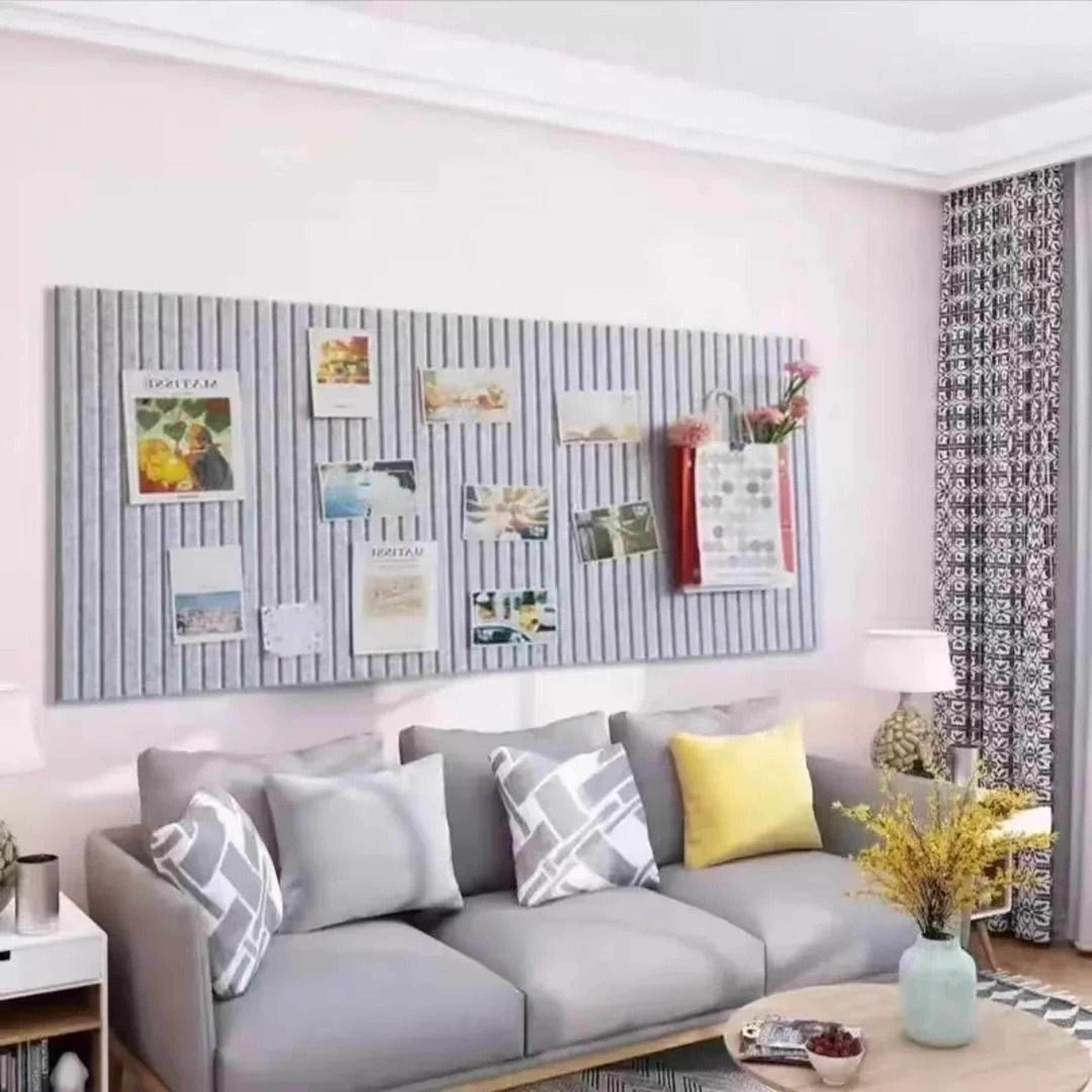 3D Cushioned Felt Bulletin Board  Photo Wall Display Panel 2