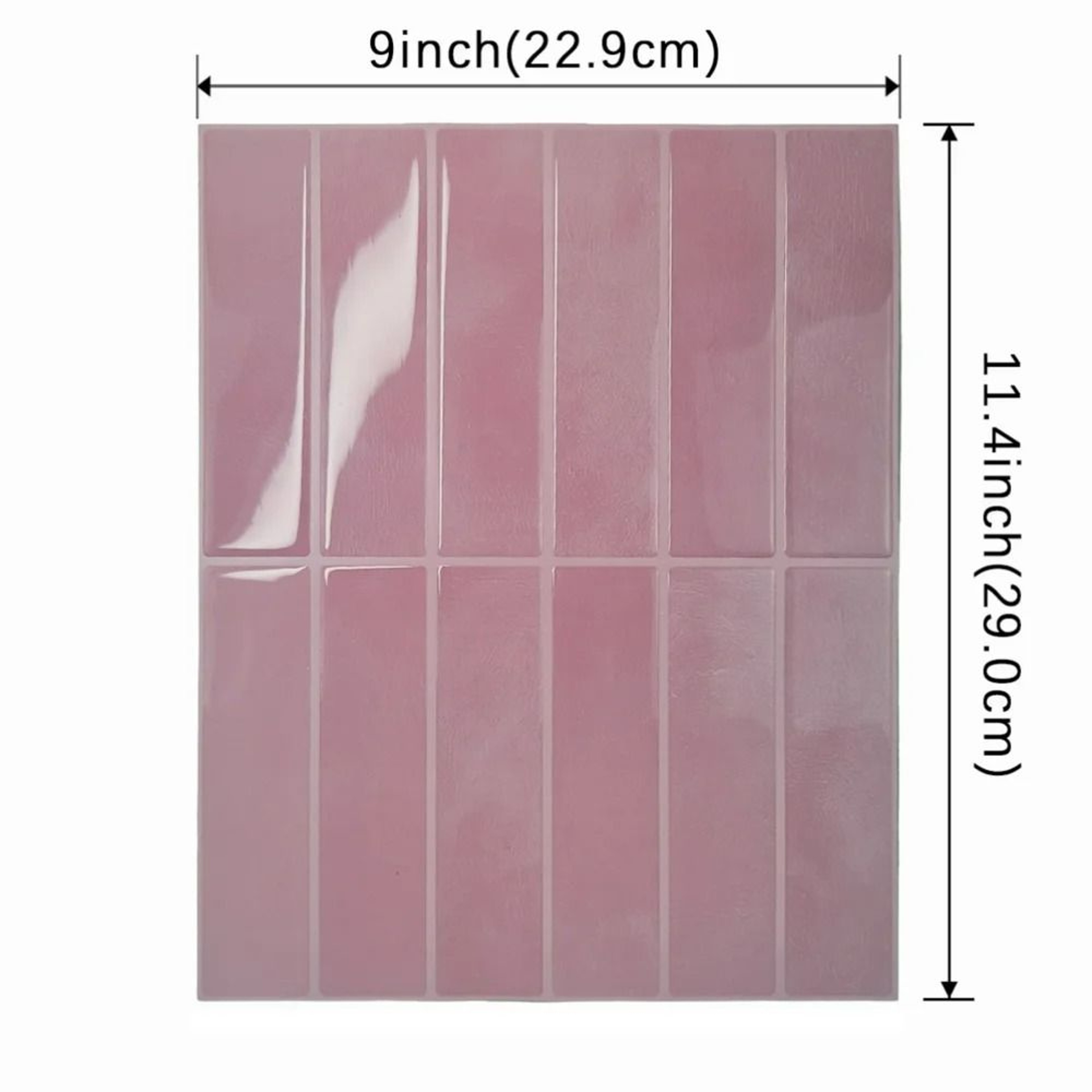 3D SelfAdhesive Waterproof PVC Tile Wall Sticker 18
