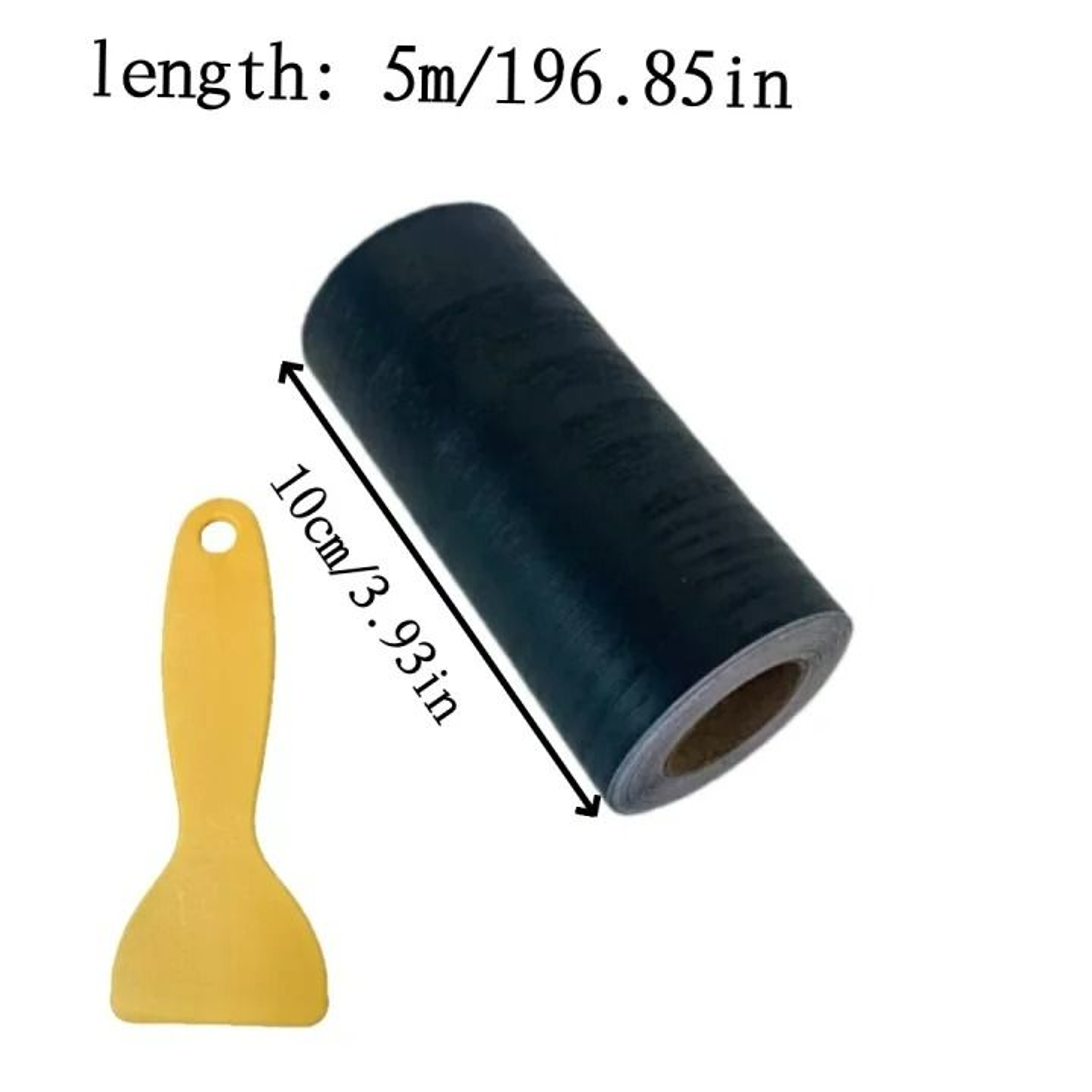 Thickened Wood Grain Skirting Line Wall Sticker Roll 8