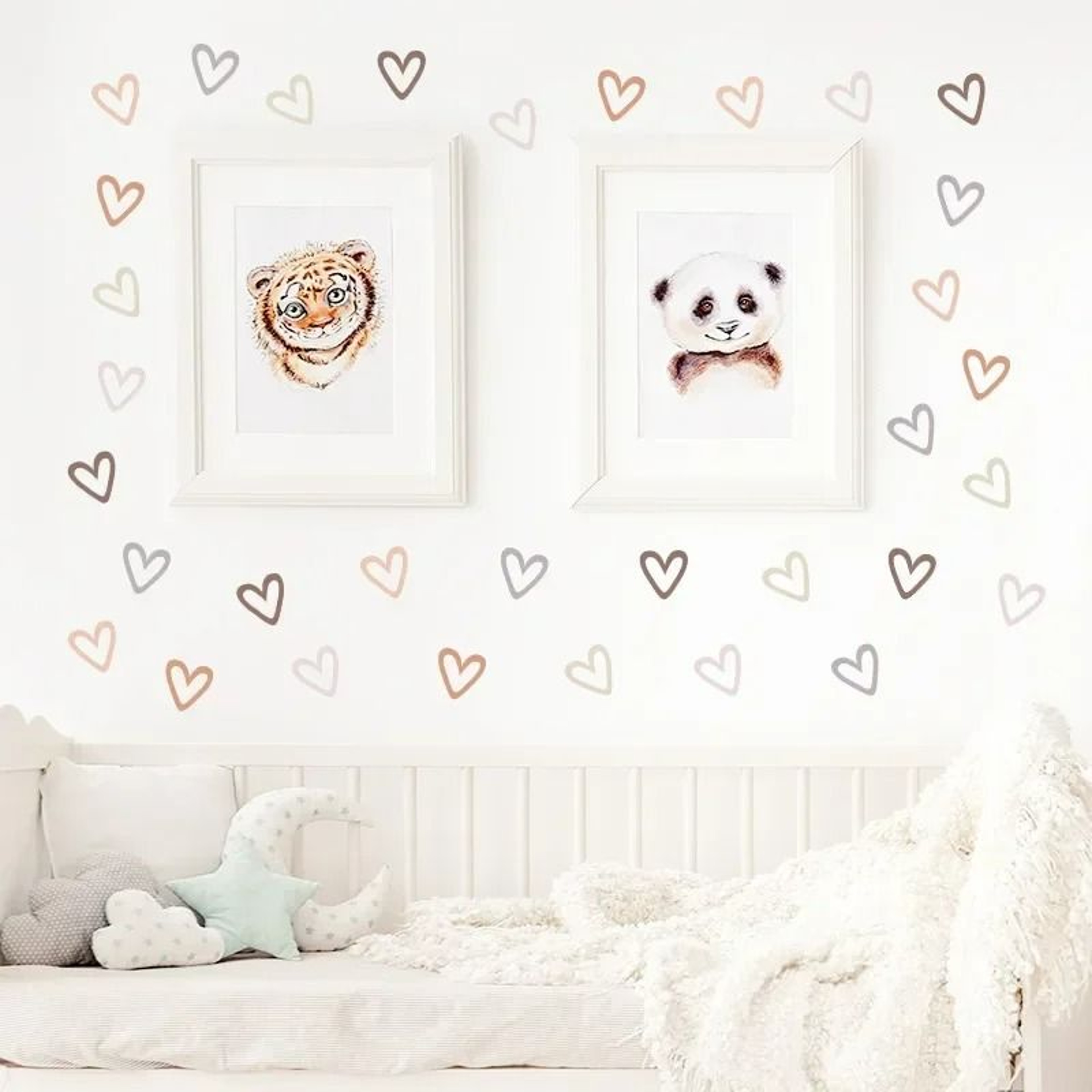 24Piece Heart Wall Sticker Decal Set 4