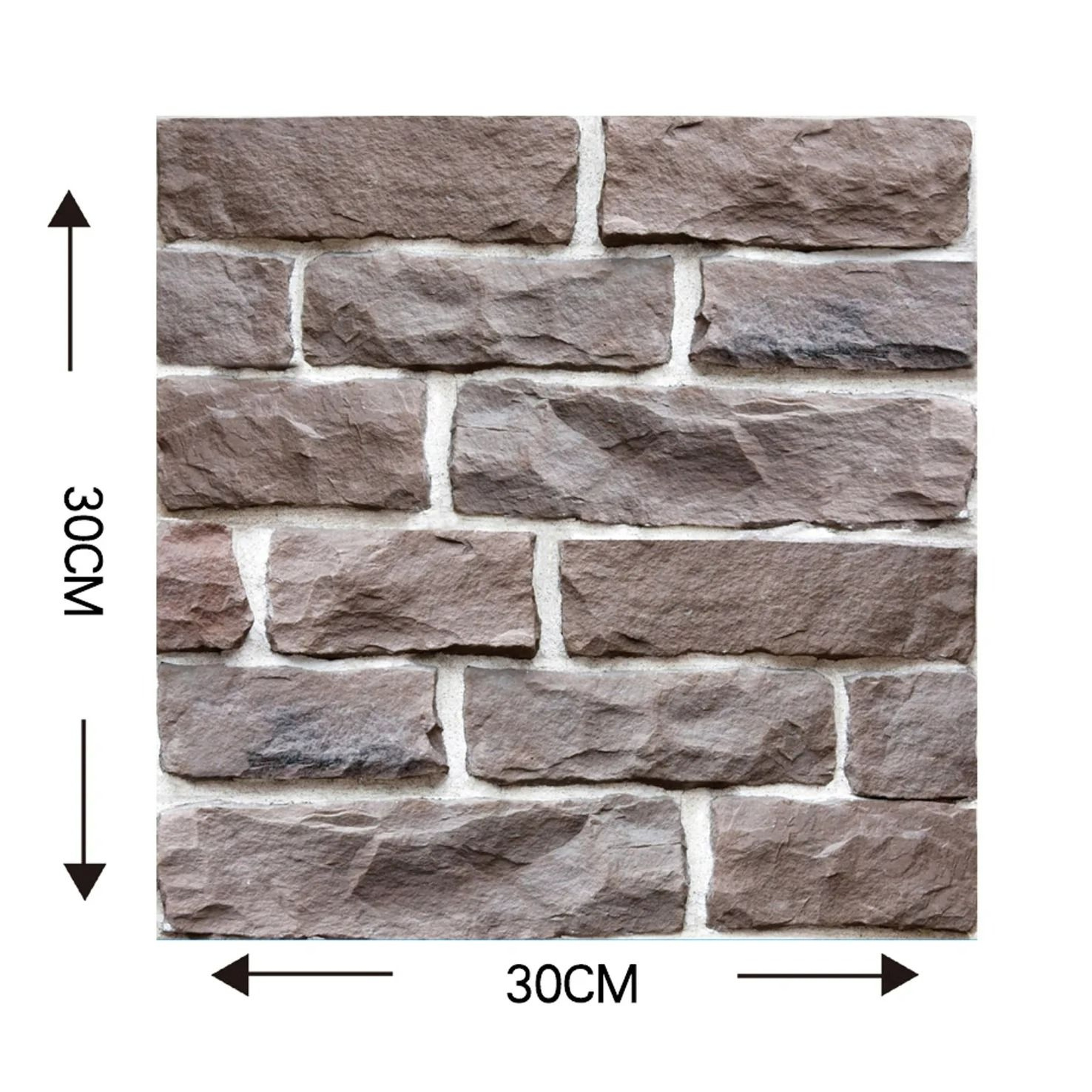 5Pack Retro 3D SelfAdhesive Subway Tile Wall Panels 8