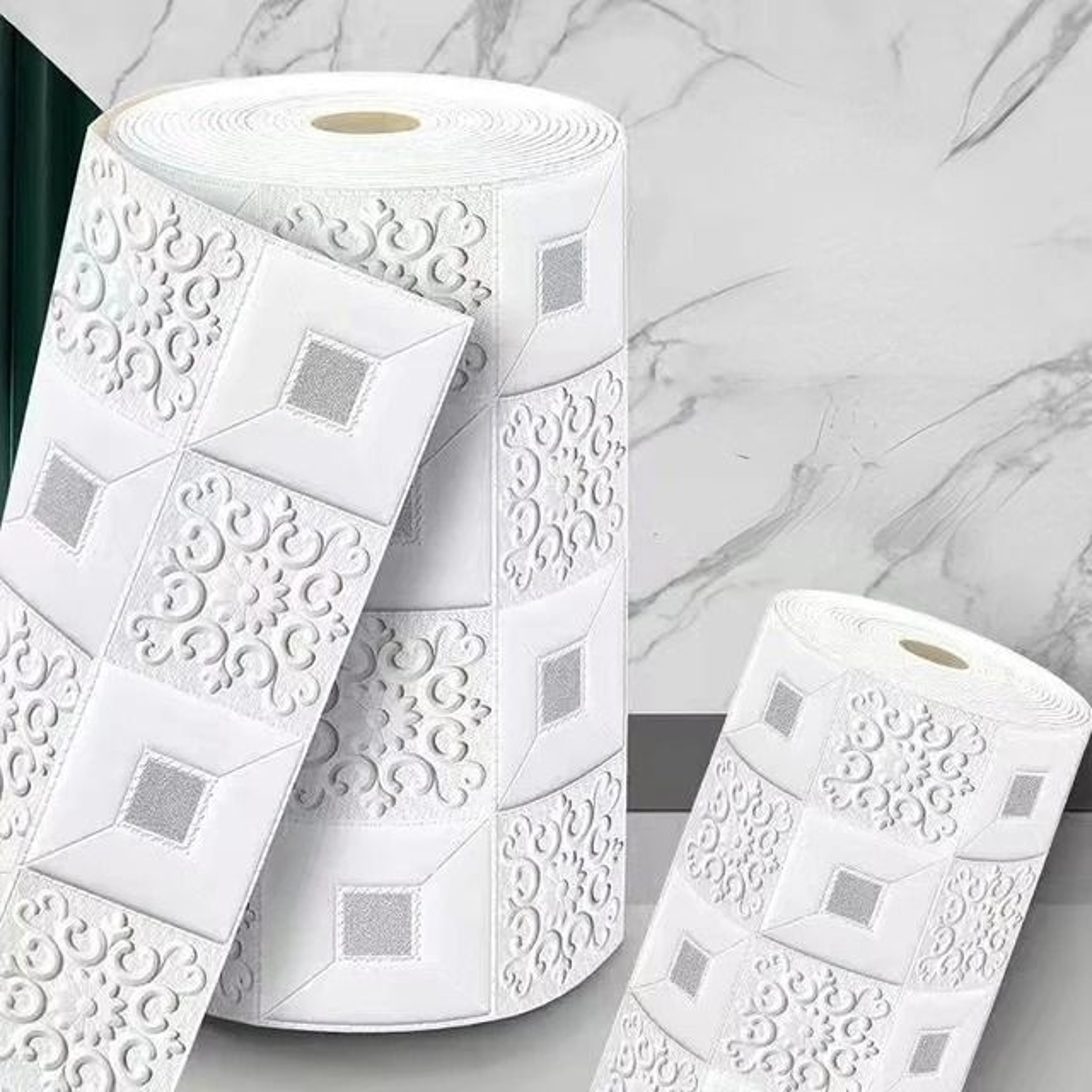Waterproof 3D Stereo Roof  Ceiling SelfAdhesive Wallpaper Roll 9