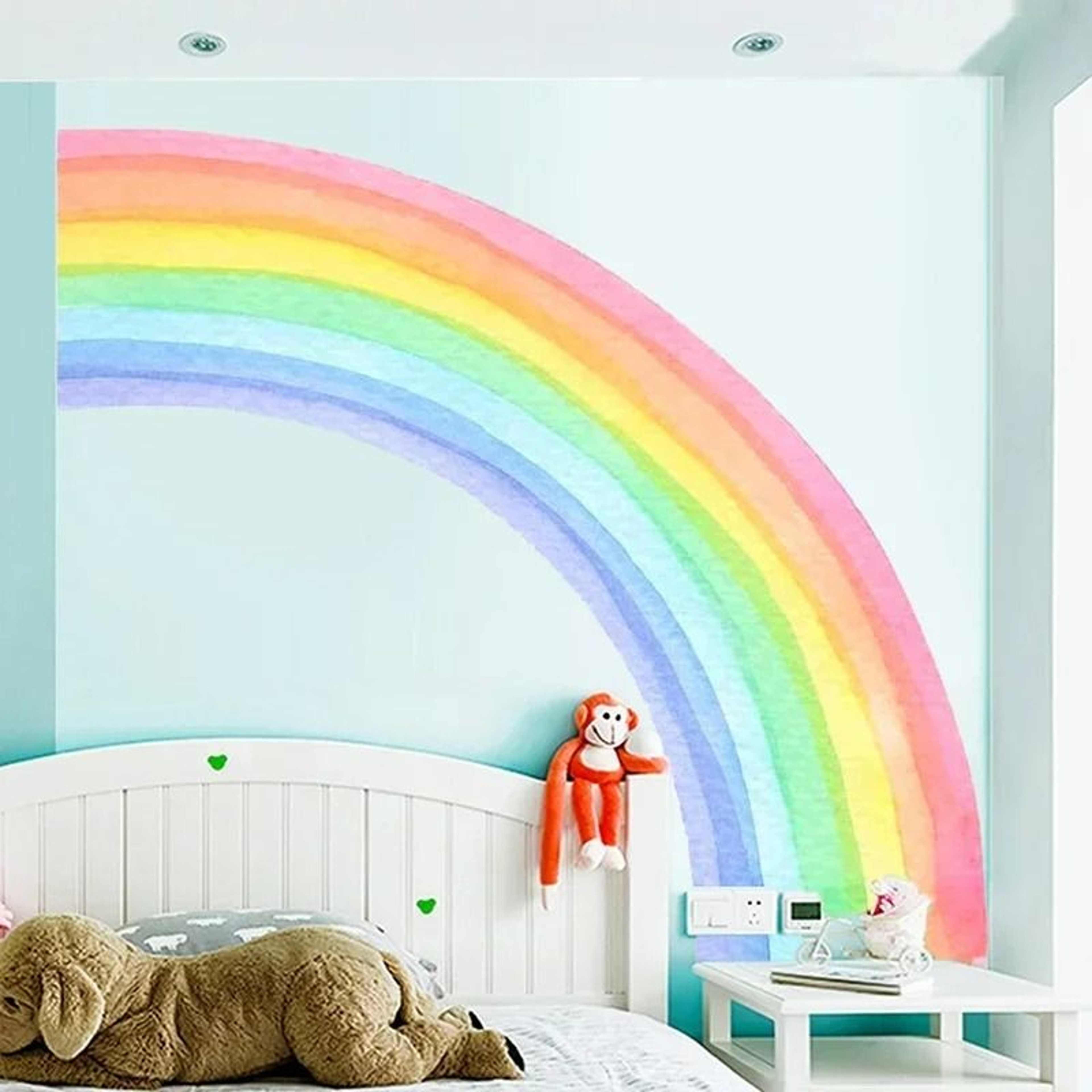 Rainbow SelfAdhesive PVC Wall Sticker Set 0