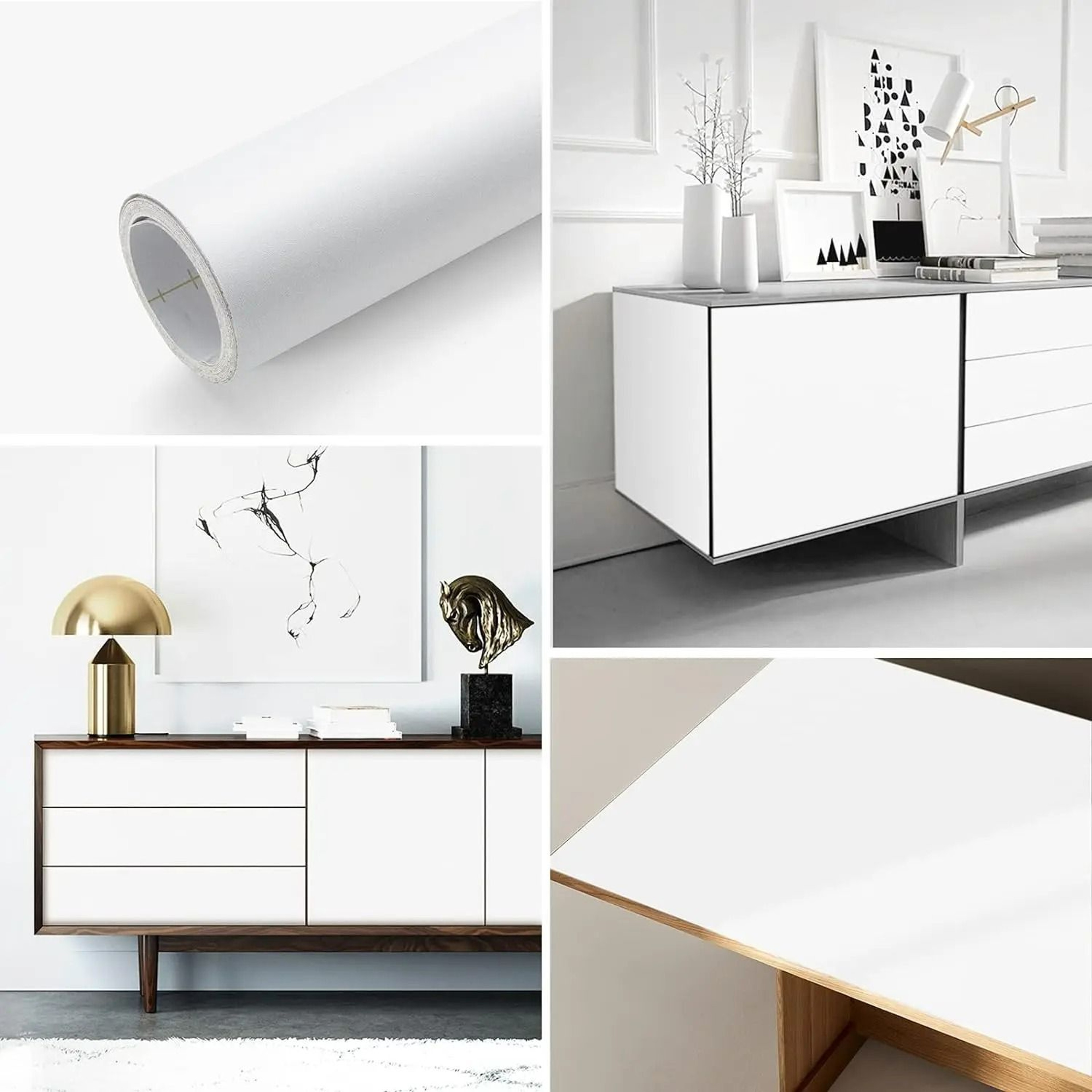 Matte Solid Color SelfAdhesive Vinyl Wallpaper Roll 5