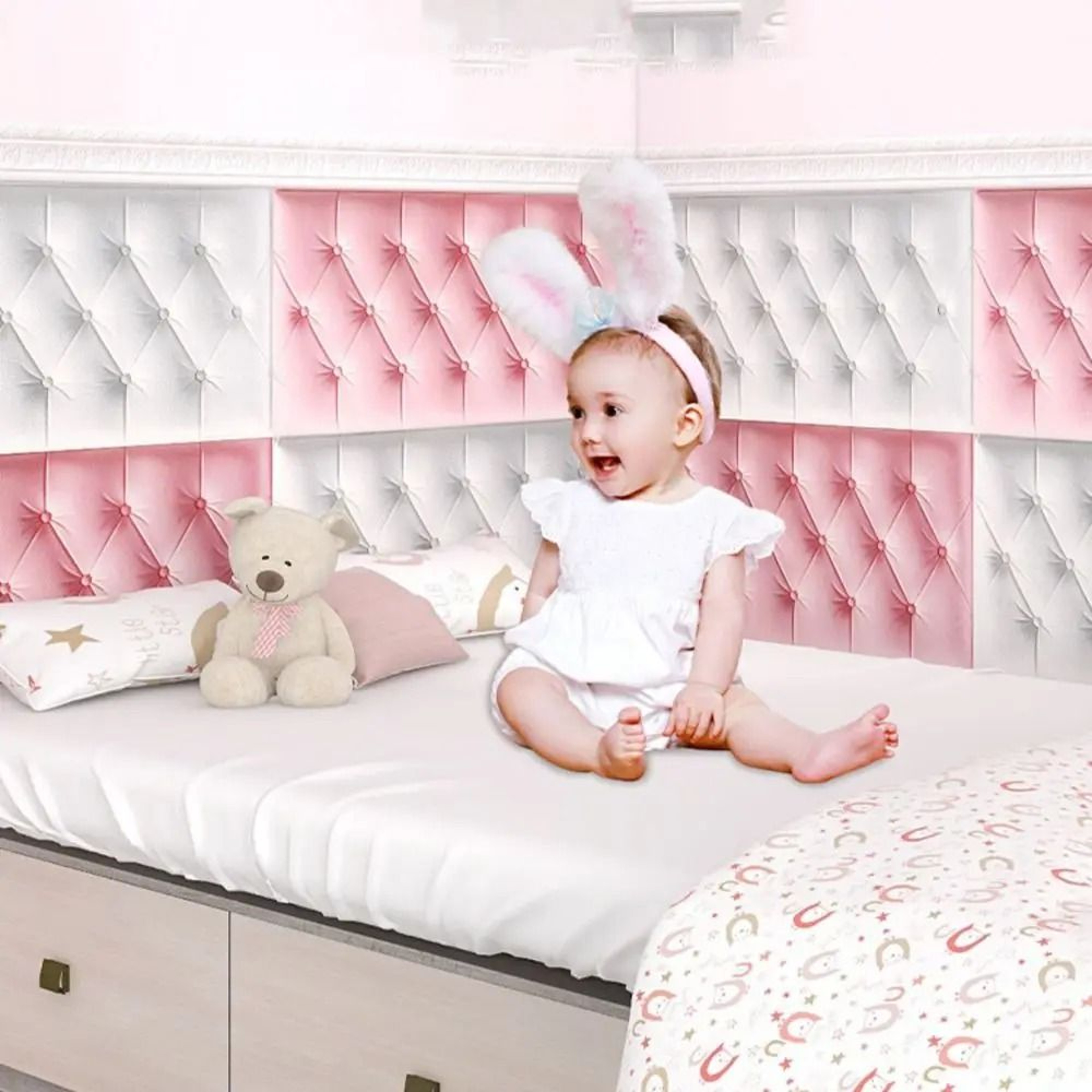 Thickened 3D AntiCollision Soft Cushion Wall Mat Pad 3