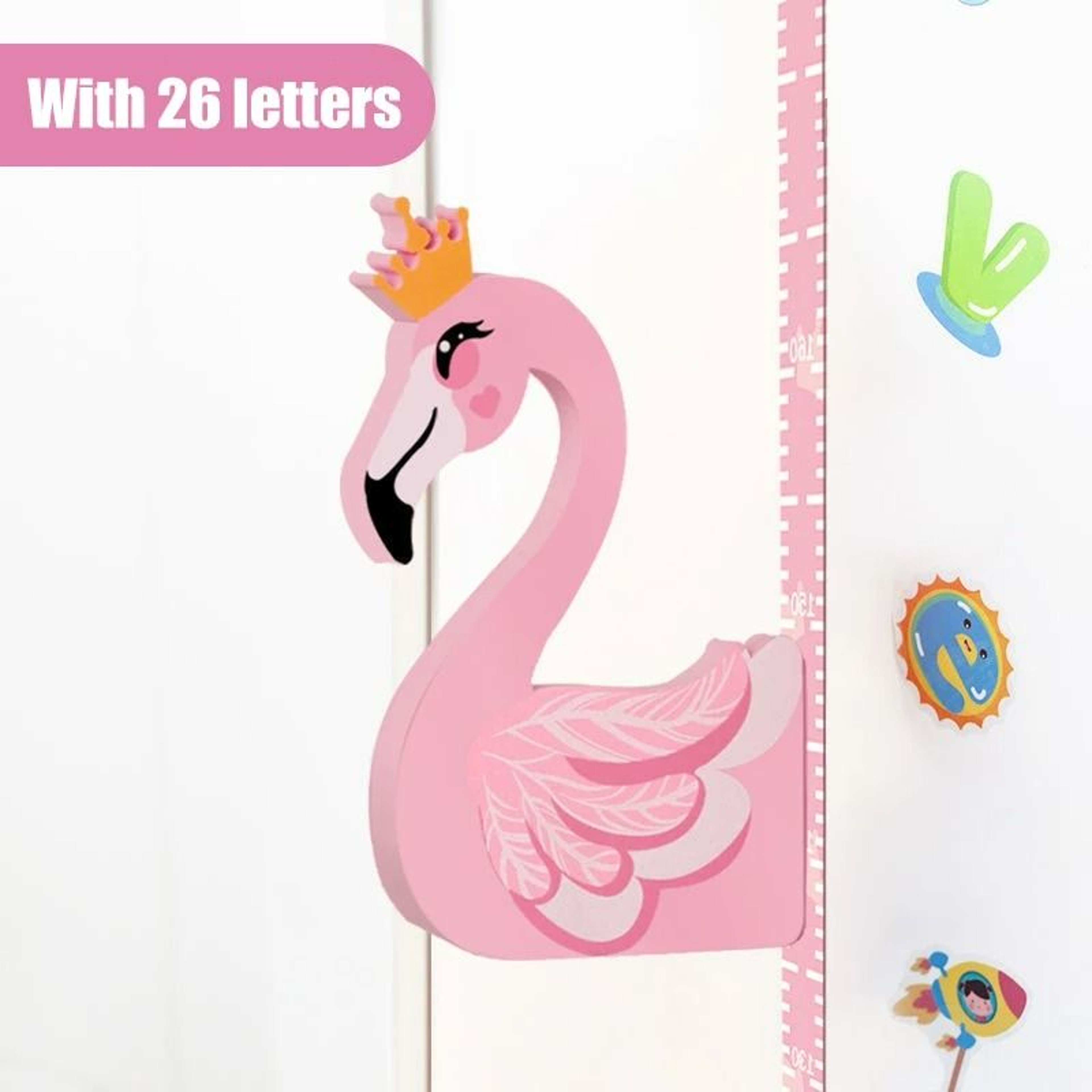 3D Magnetic Animal Height Growth Chart Wall Sticker Set 10
