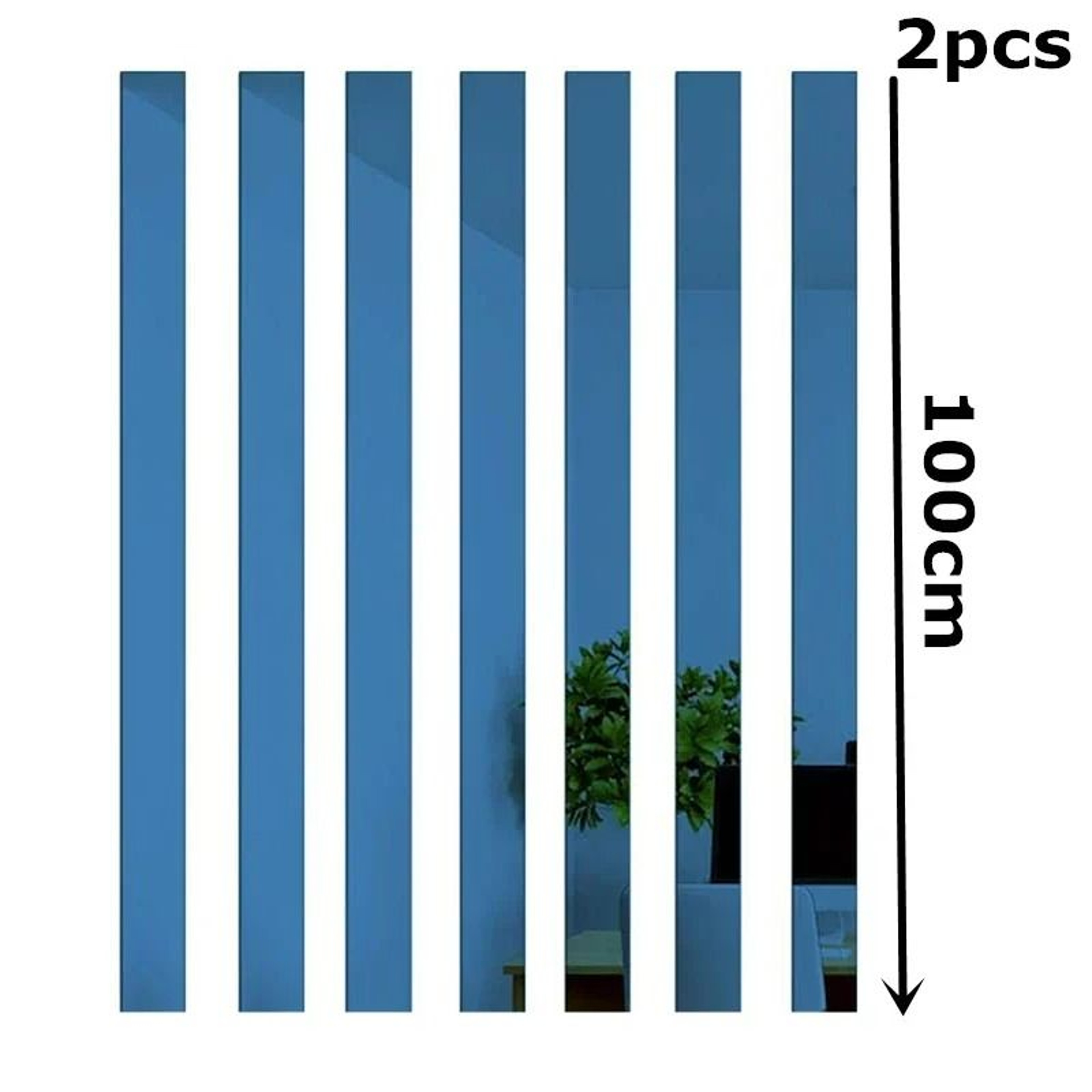 SelfAdhesive Acrylic 3D Mirror Ceiling Edge  Trim Strip 8