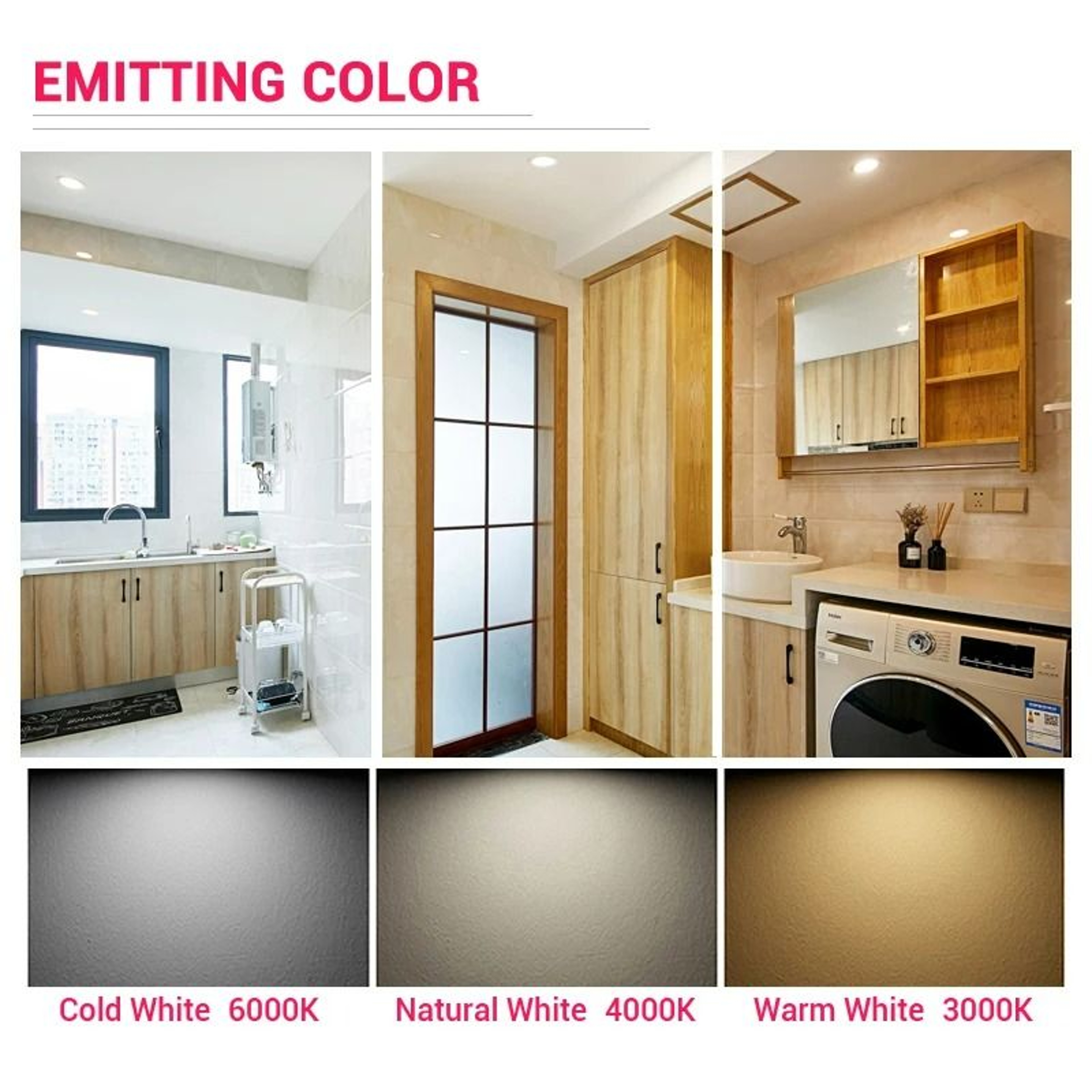 Waterproof IP65 Recessed LED Downlight 4