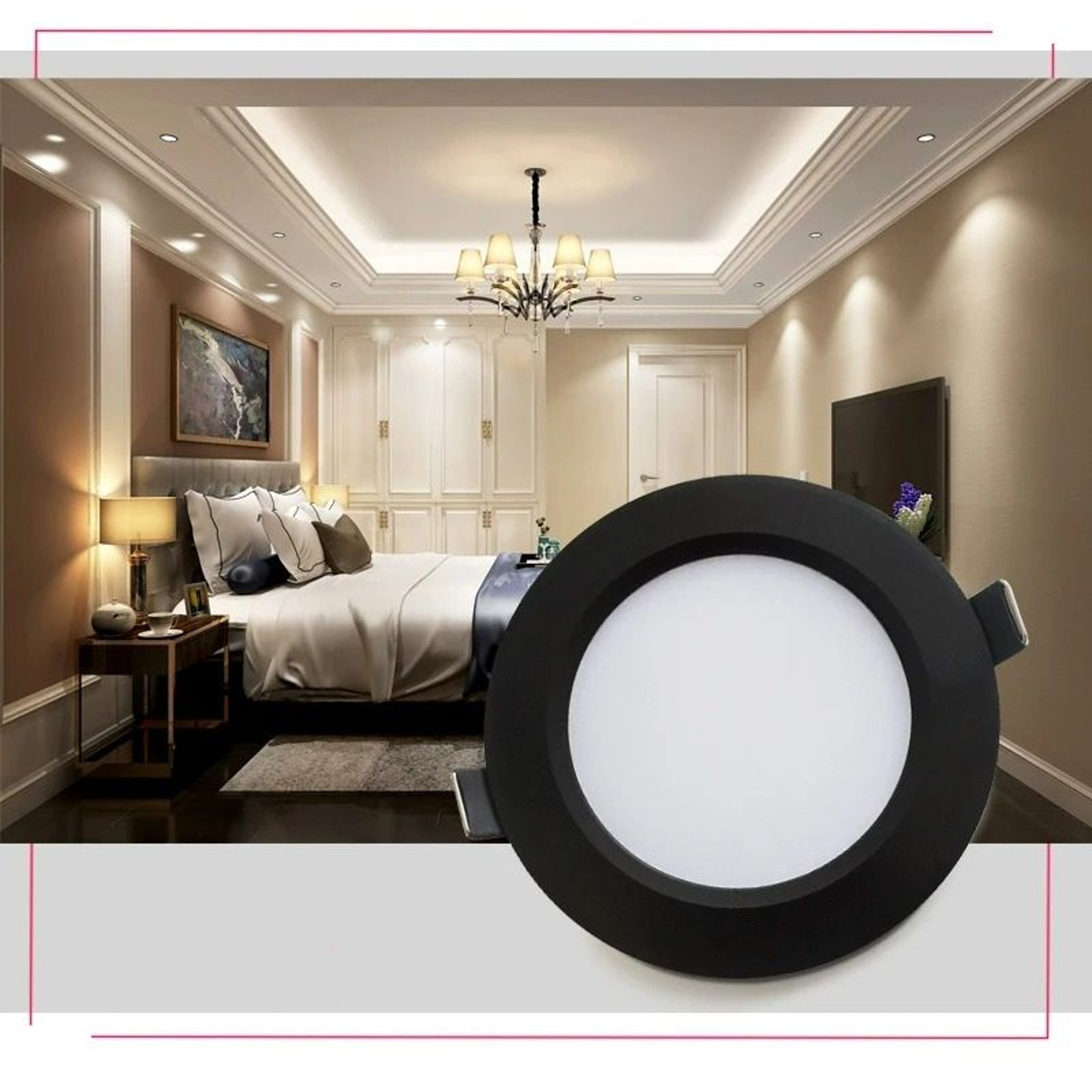 Waterproof IP65 Recessed LED Downlight 0