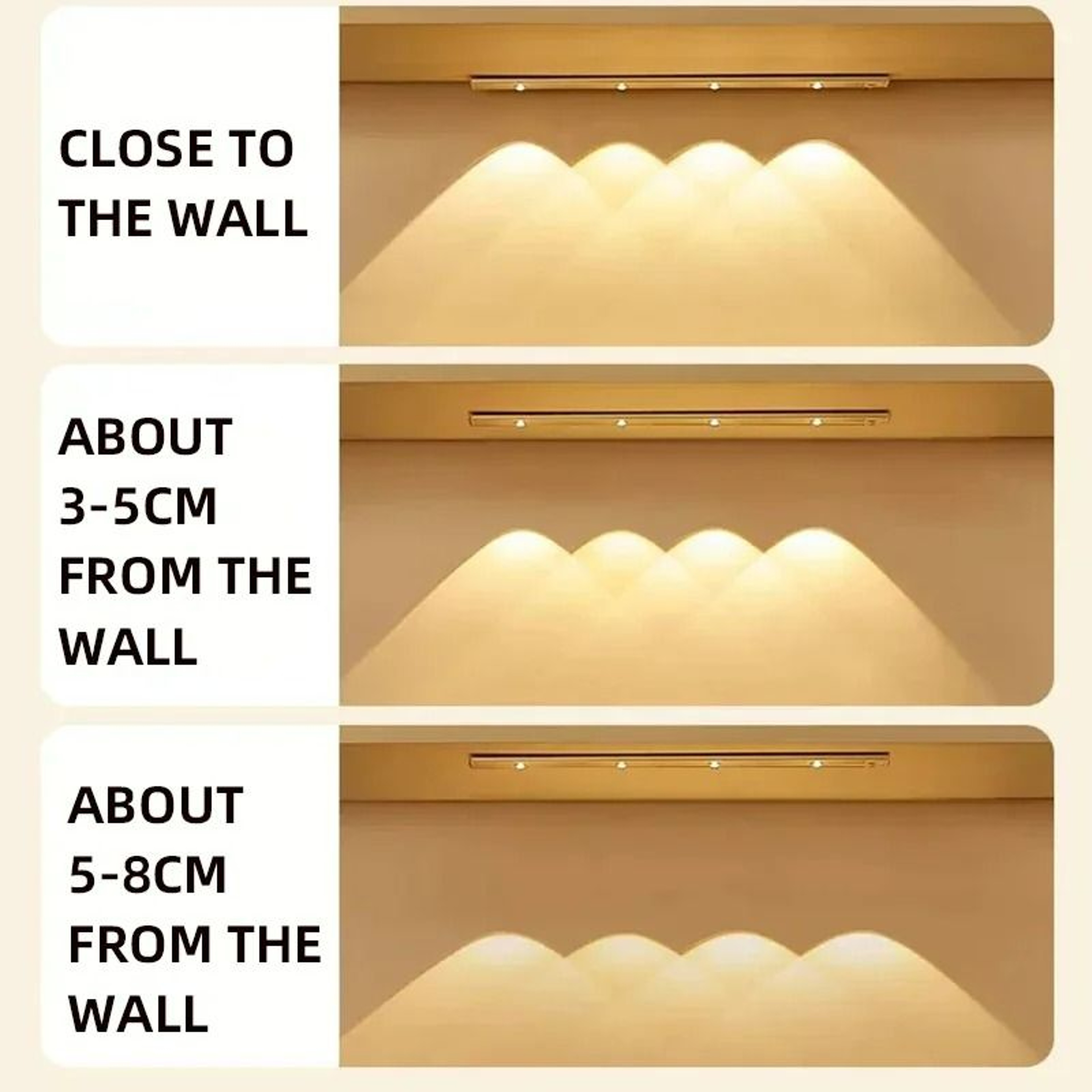 UltraThin Wireless USB Rechargeable LED Motion Sensor Light 2