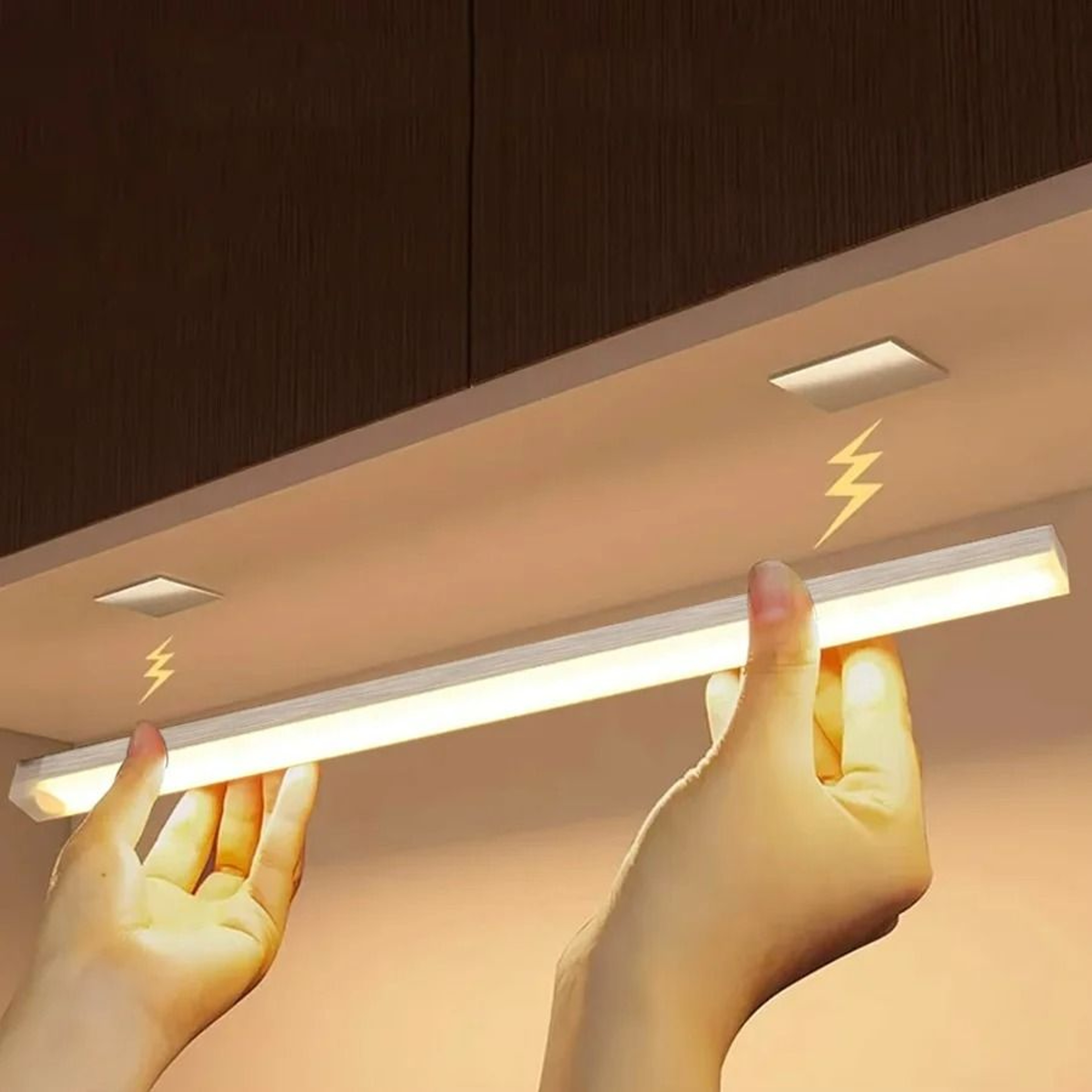 Wireless USB Rechargeable Motion Sensor LED Cabinet Light 0