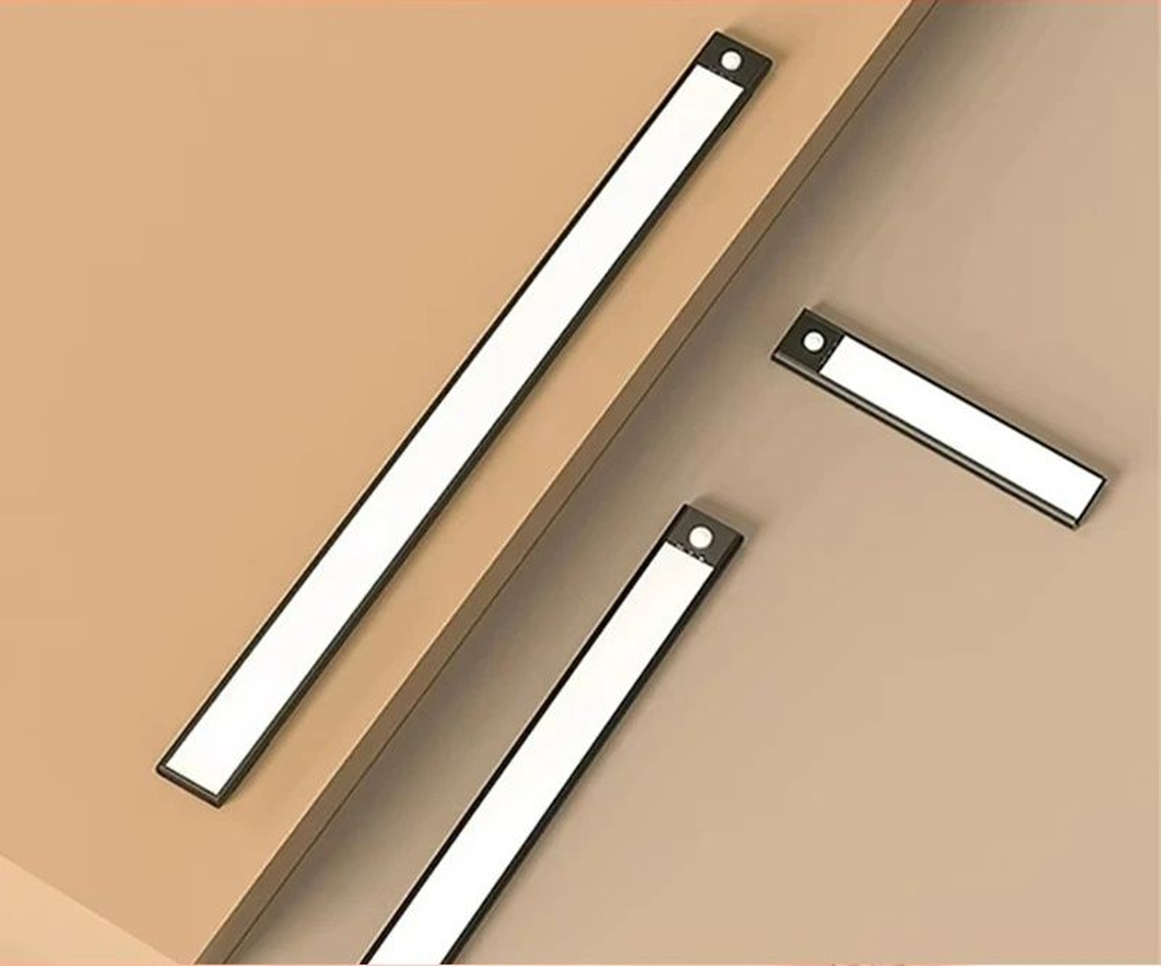 Rechargeable Motion Sensor LED Cabinet  Wall Light Strip 0